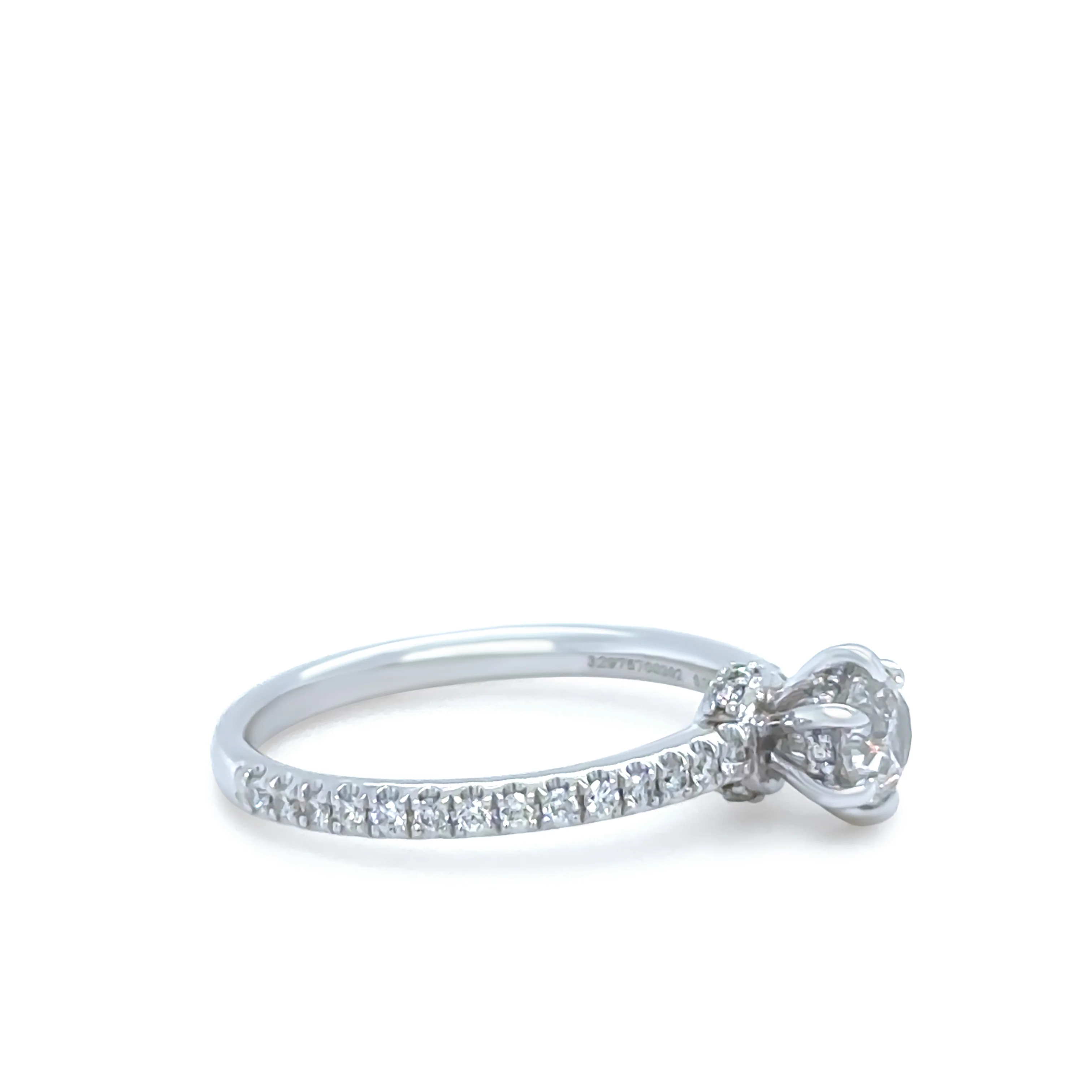 14ct White & Rose Gold Diamond Halo Ring 1.15ct - Image 4