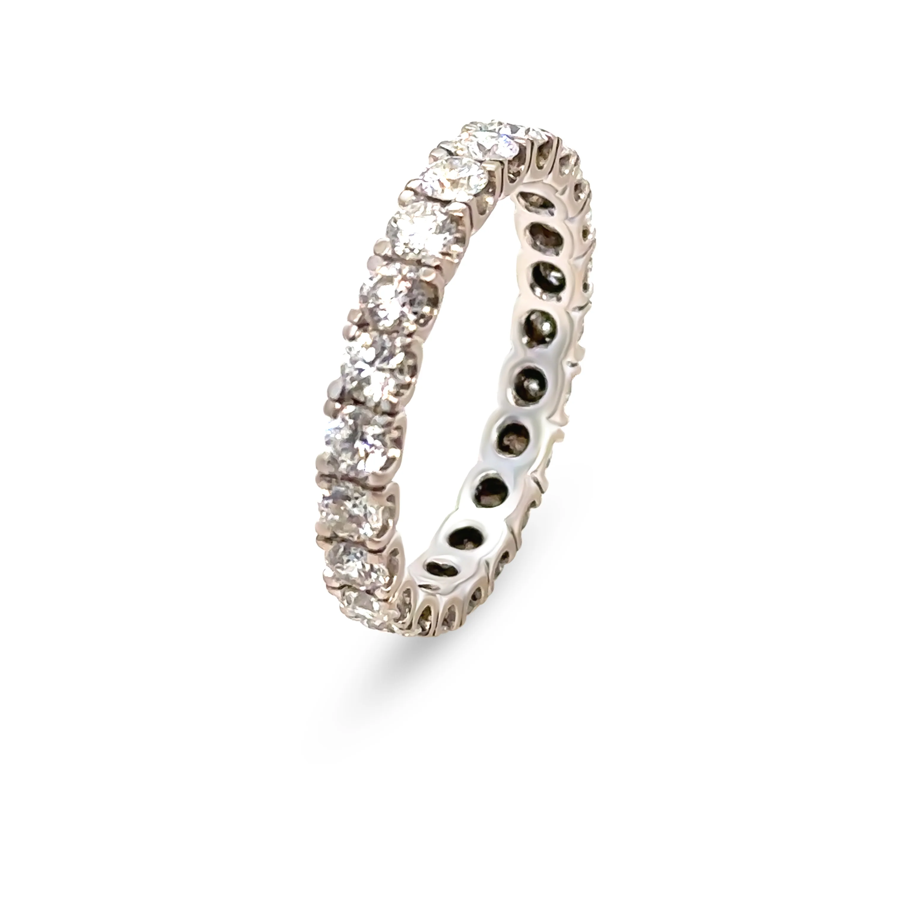18ct White Gold Diamond Eternity Ring 1.76ct 3g - Image 6