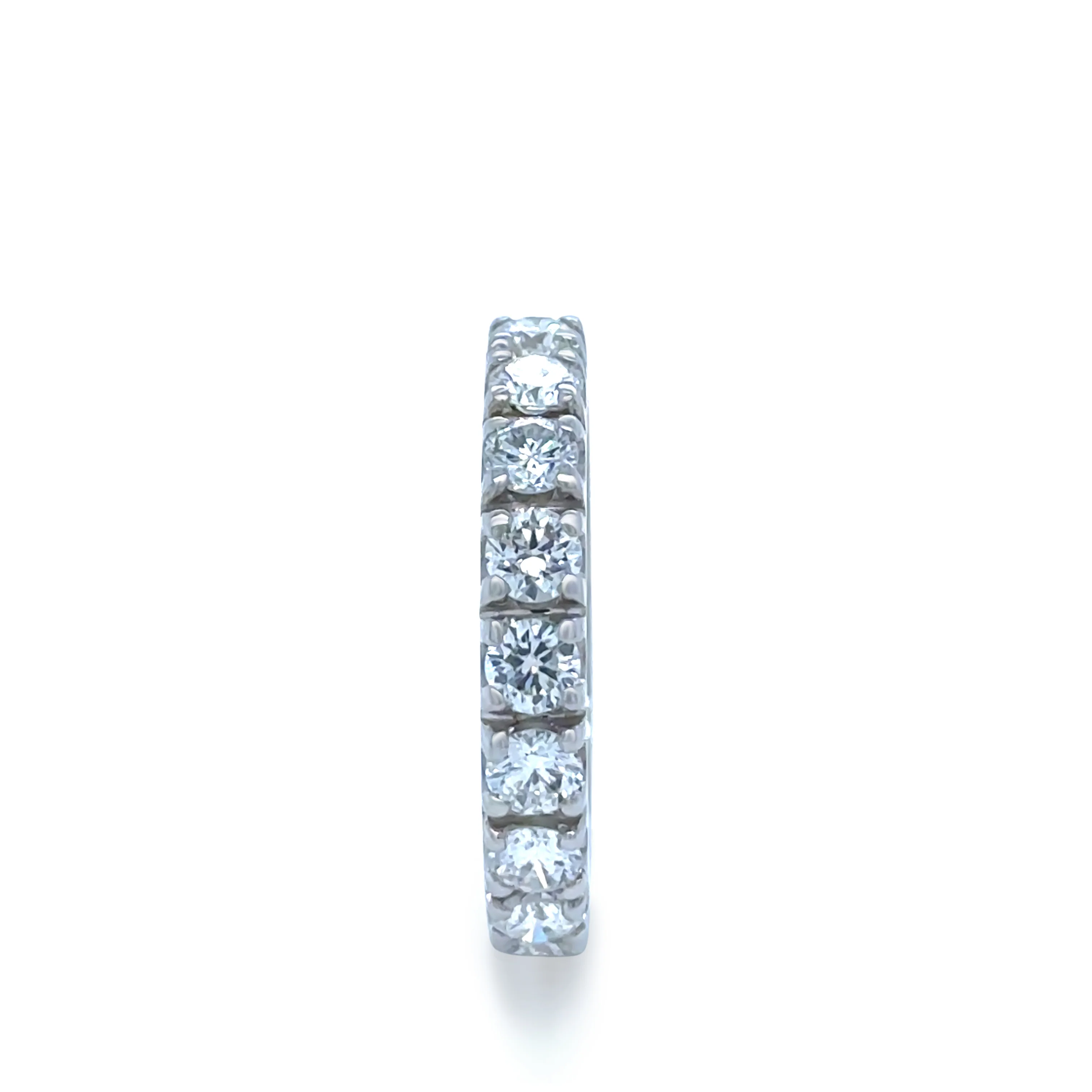 18ct White Gold Diamond Full Eternity Ring 2.70ct 5.12g - Image 4
