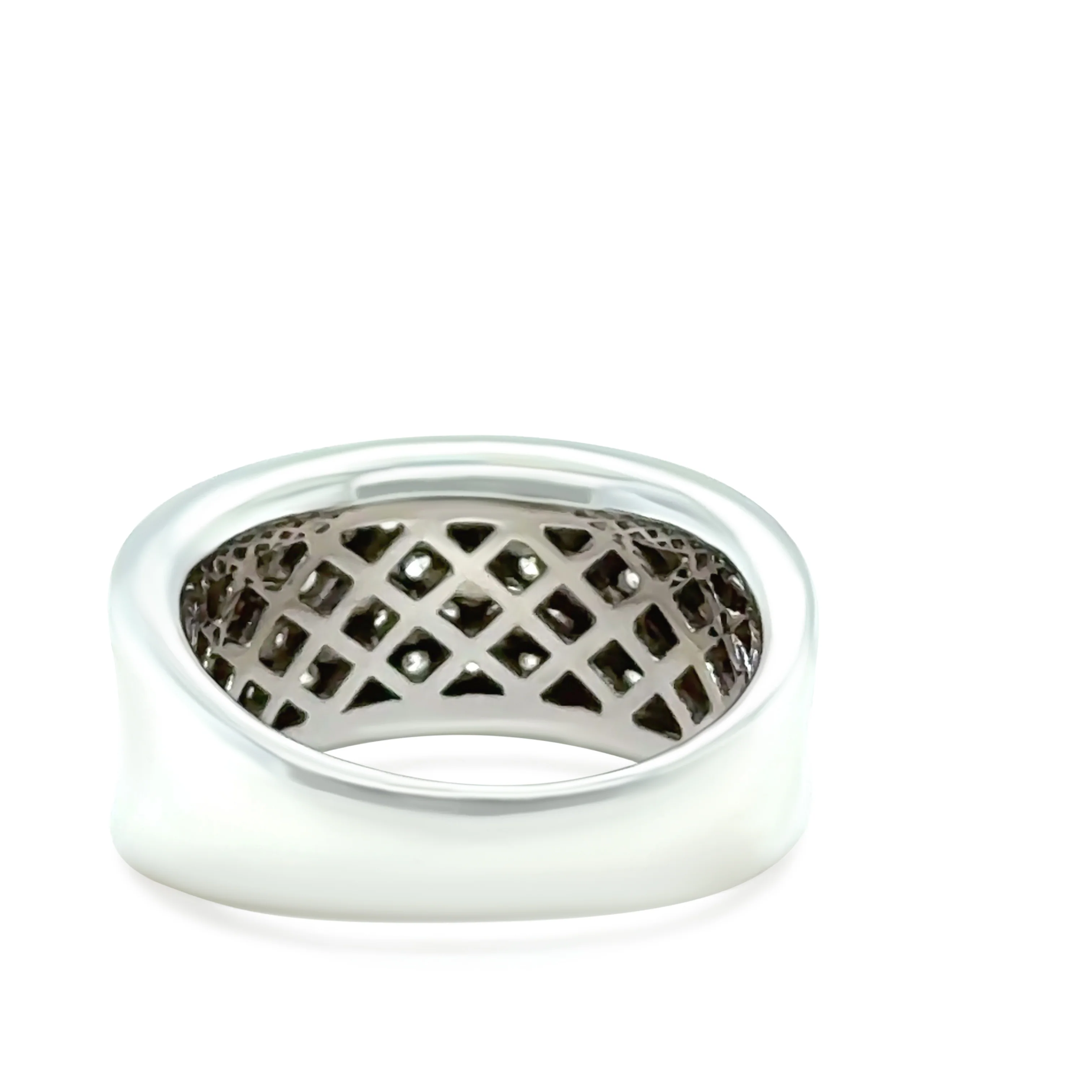 18ct White Gold Diamond Ring 1.00ct 10.4g - Image 3