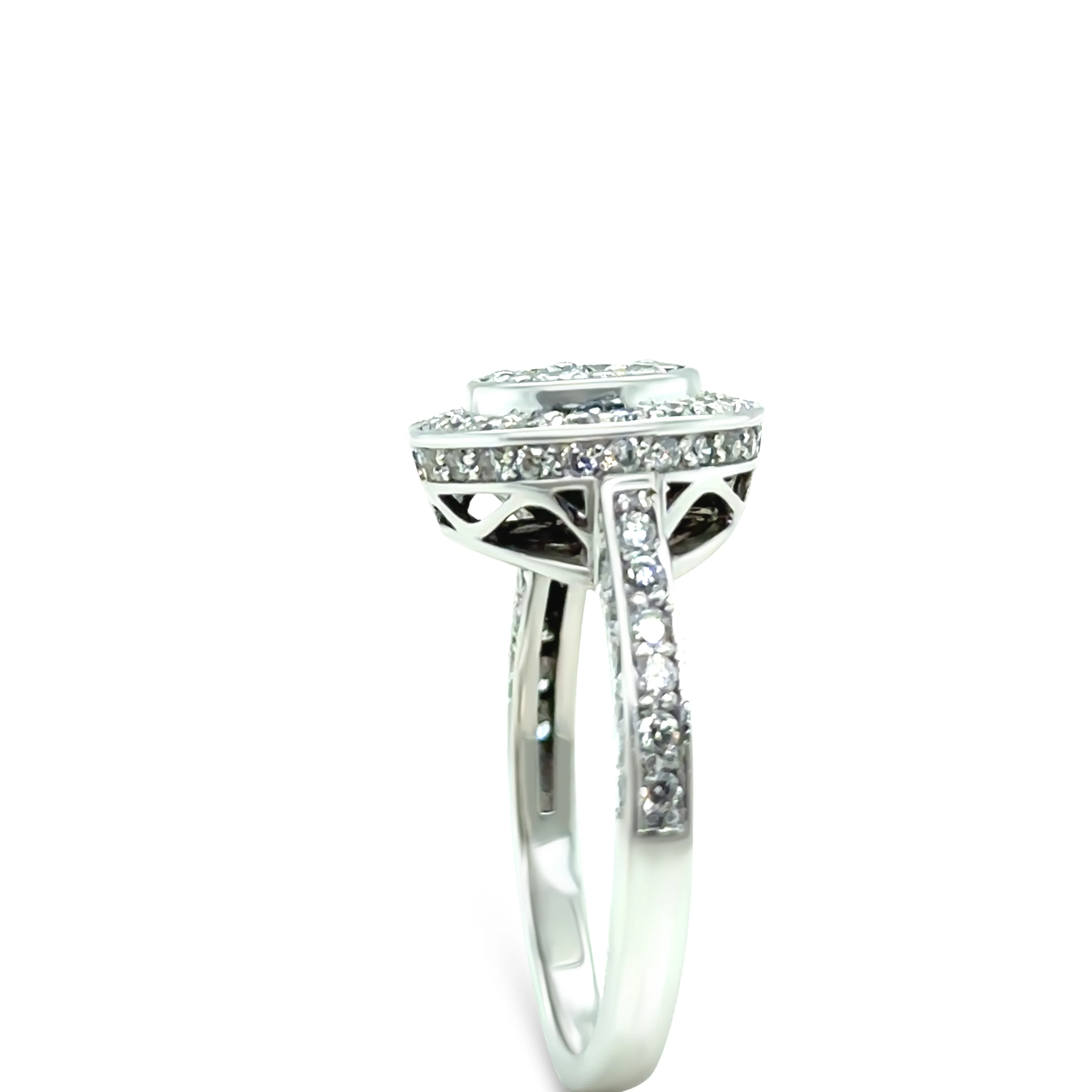 18ct White Gold Diamond Ring 1.00ct 5.4g - Image 5