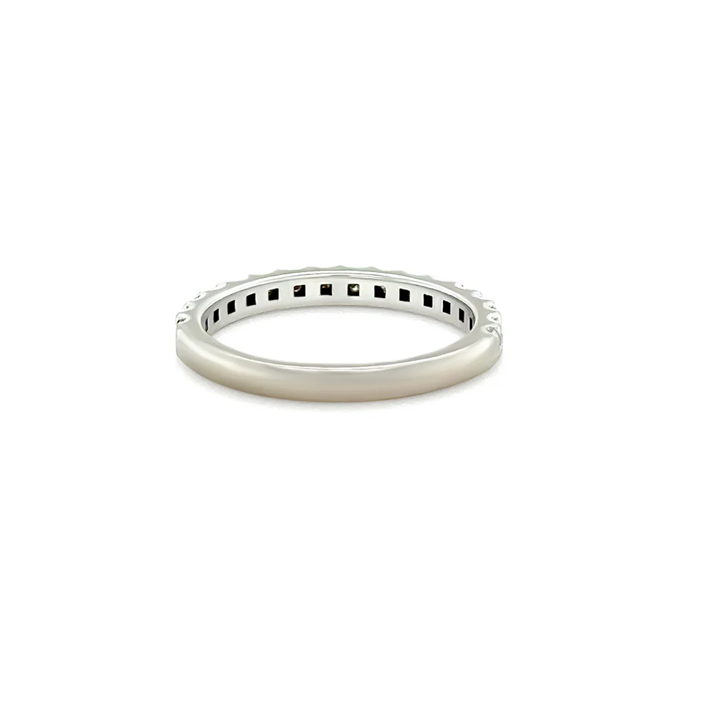 18ct White Gold Diamond Wedding Ring 0.39ct 2.27g - Image 2