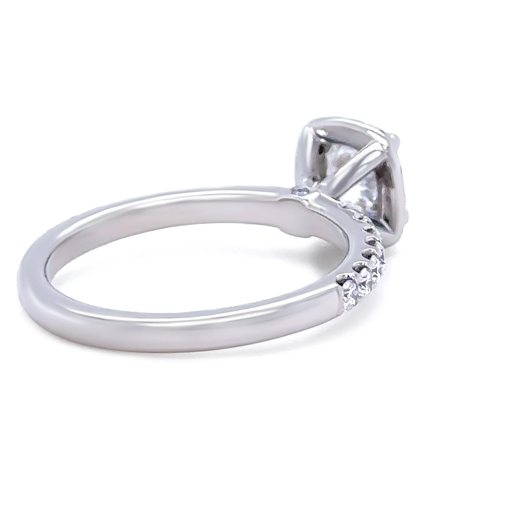 GIA 18ct White Gold Cushion Cut Diamond Engagement Ring 1.52ct - Image 5