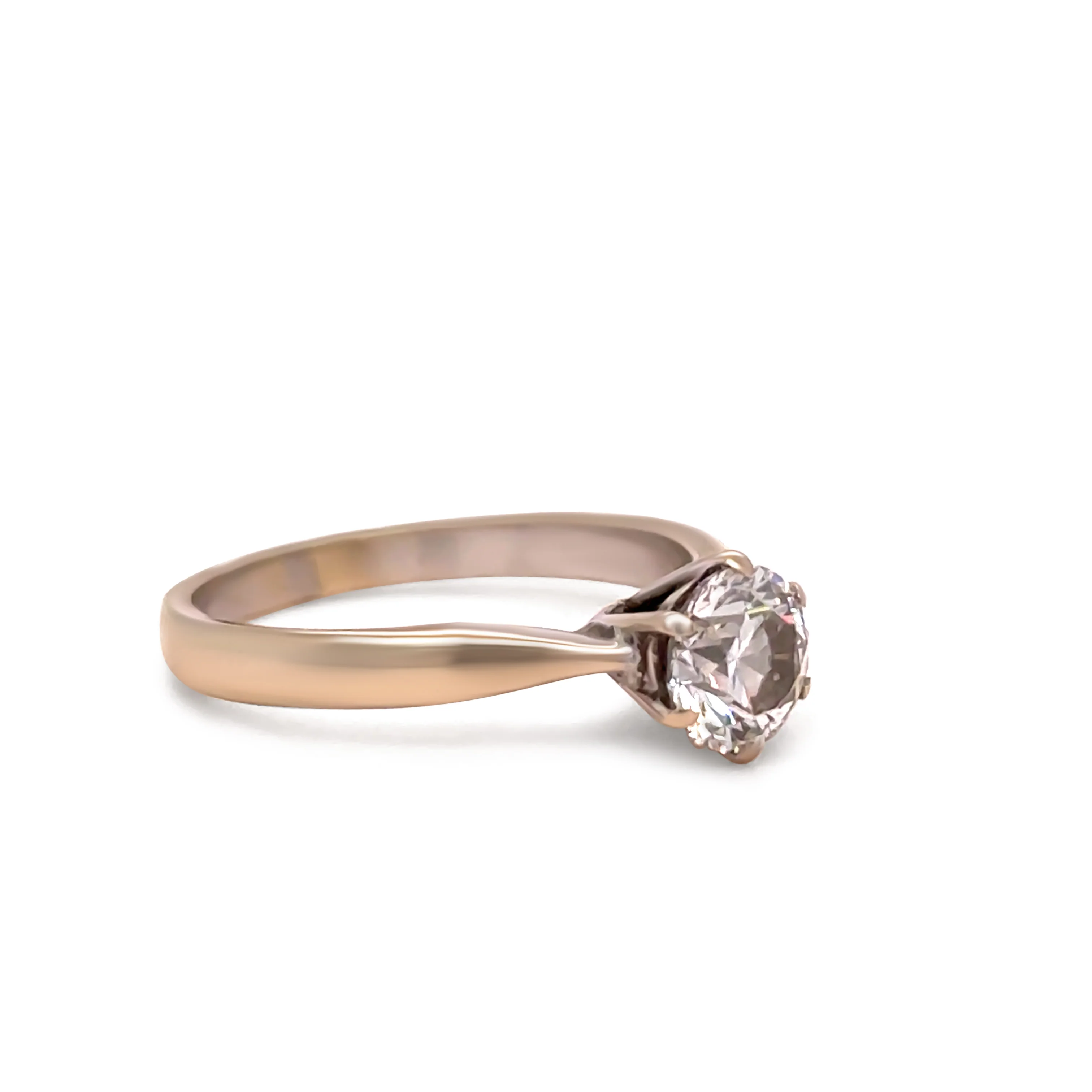 18ct White Gold Round Brilliant Cut Diamond Solitaire Engagement Ring 1.00ct 3.43g - Image 3