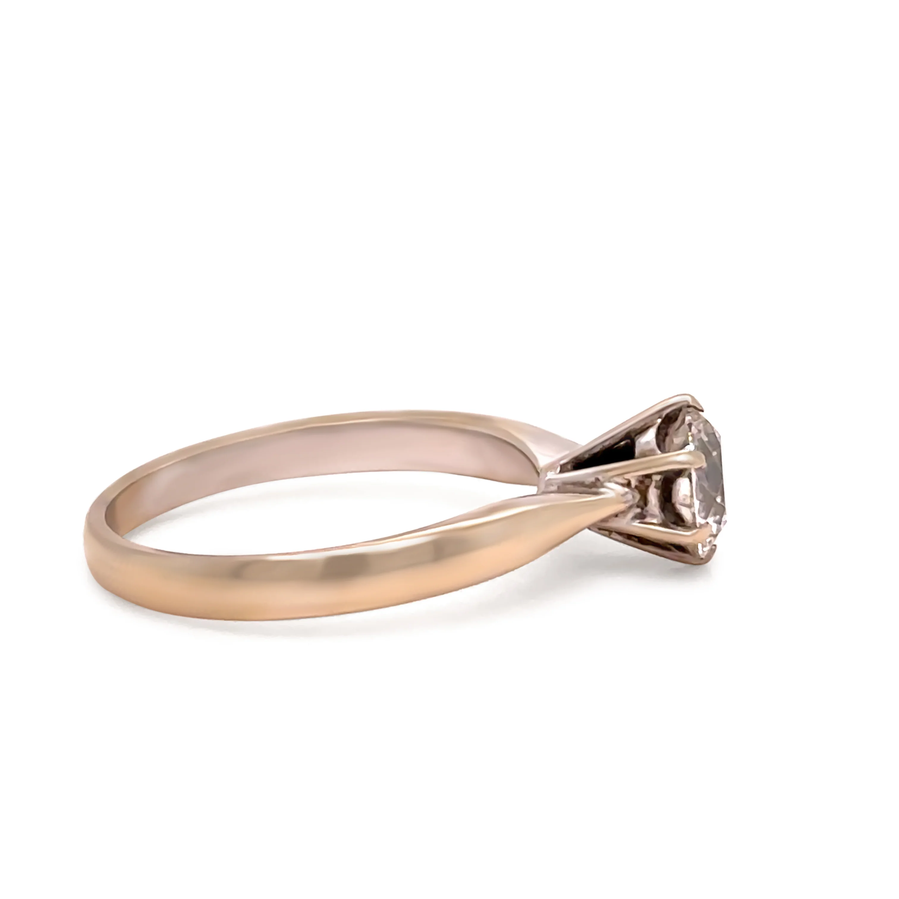 18ct White Gold Round Brilliant Cut Diamond Solitaire Engagement Ring 1.00ct 3.43g - Image 4