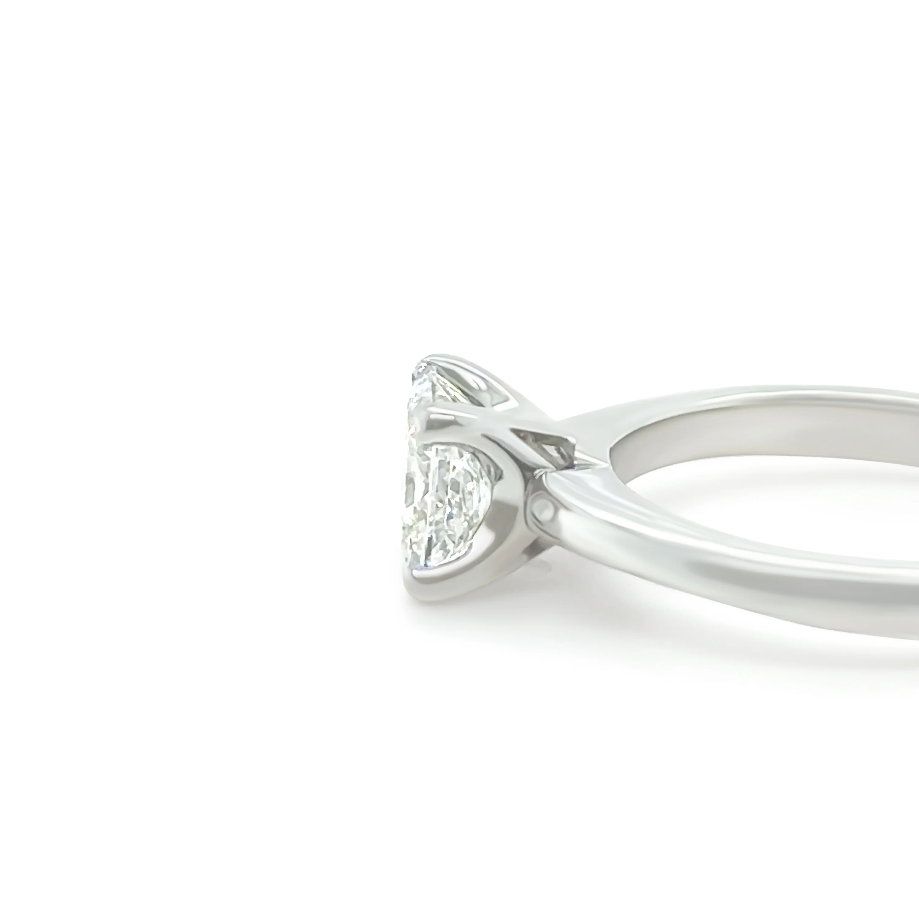 GIA 18ct White Gold Princess-Cut Diamond Engagement Ring 1.20ct - Image 3
