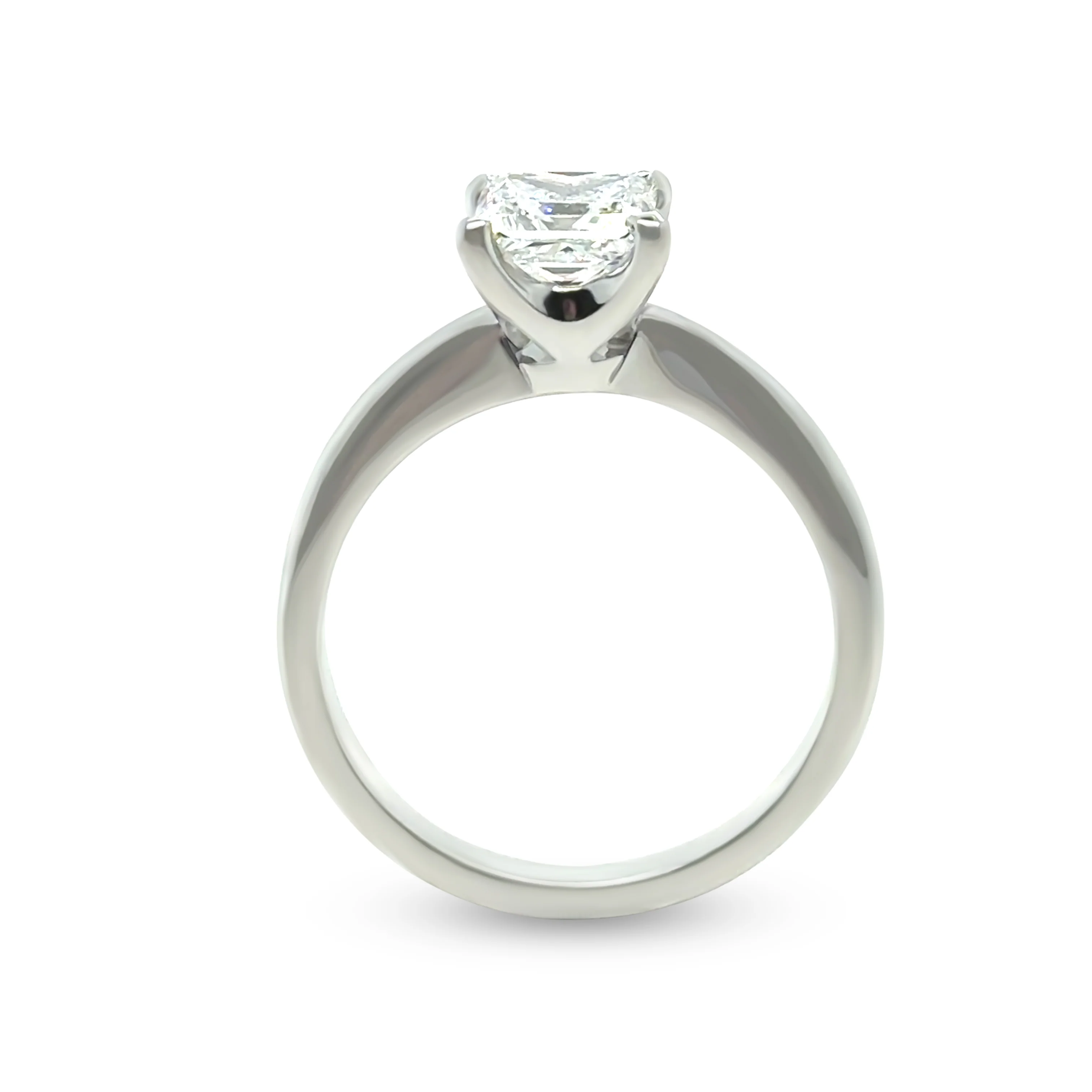 GIA 18ct White Gold Princess-Cut Diamond Engagement Ring 1.20ct - Image 5
