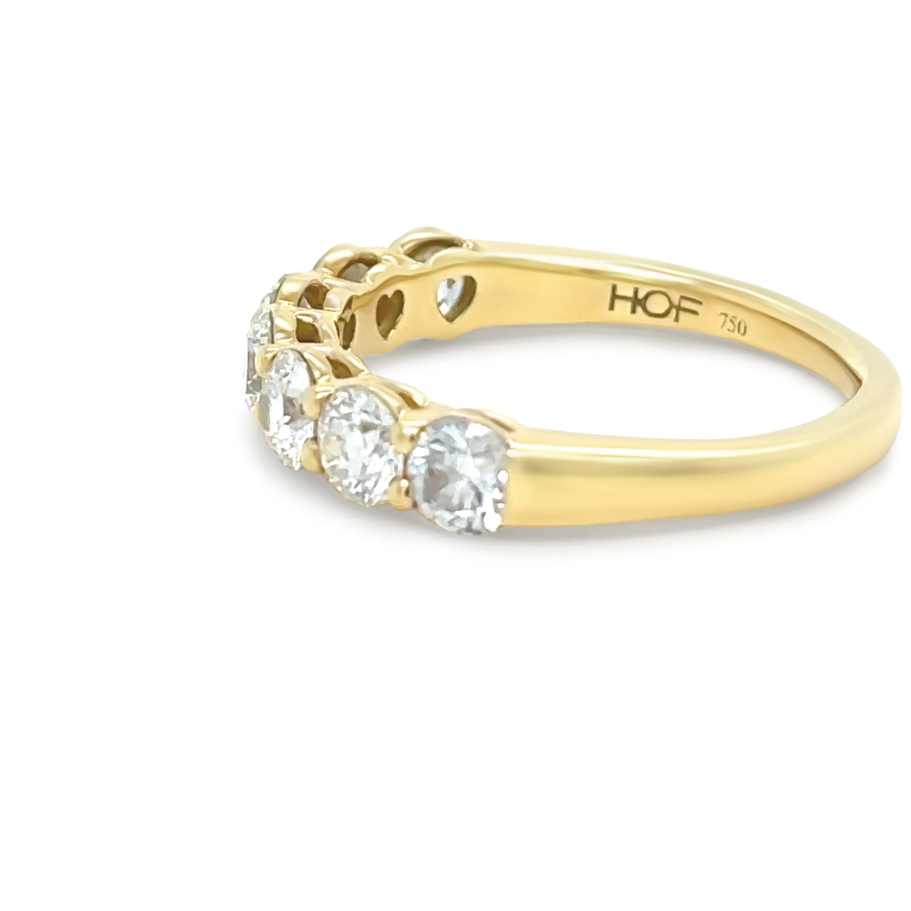 18ct Yellow Gold Diamond Wedding Ring 1.26ct - Image 3