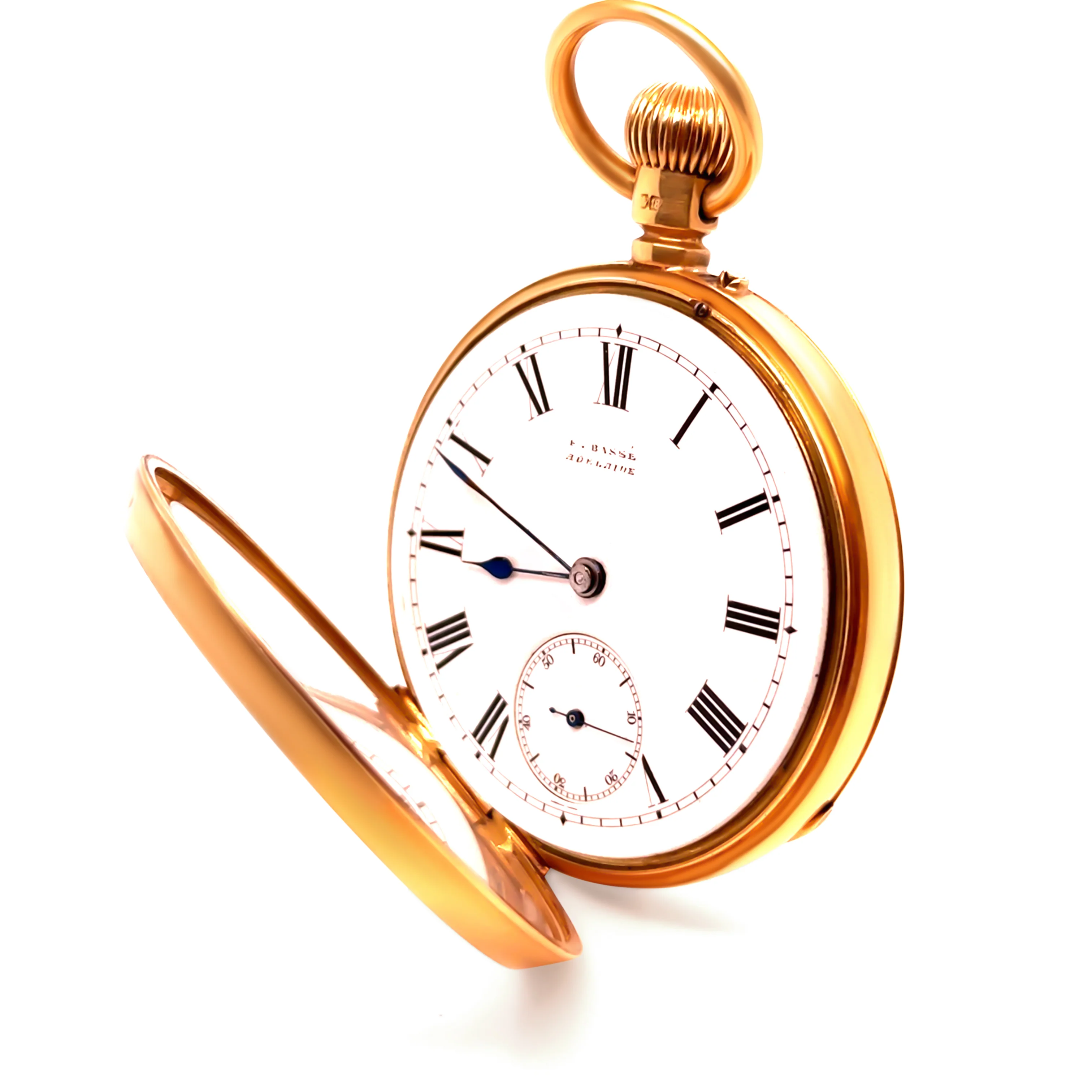 18ct Yellow Gold Open Dial Pocket Watch – 1881 – 80.9g - Image 2