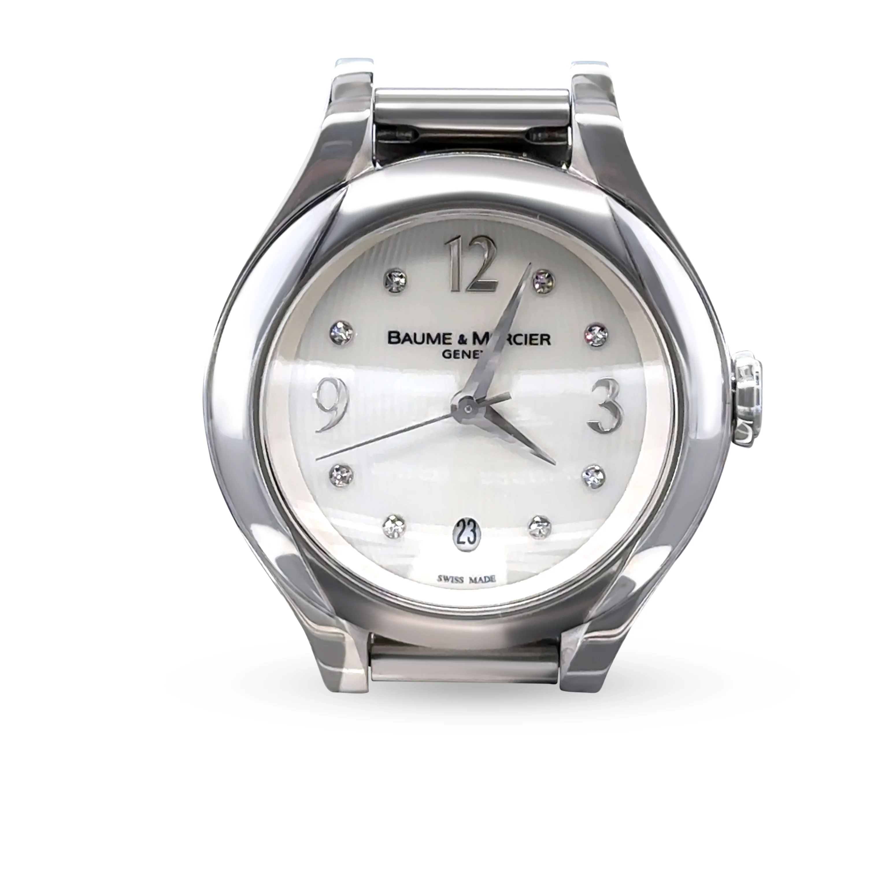 Baume & Mercier Stainless Steel Ilea Diamond Dial Watch 30mm - Image 3