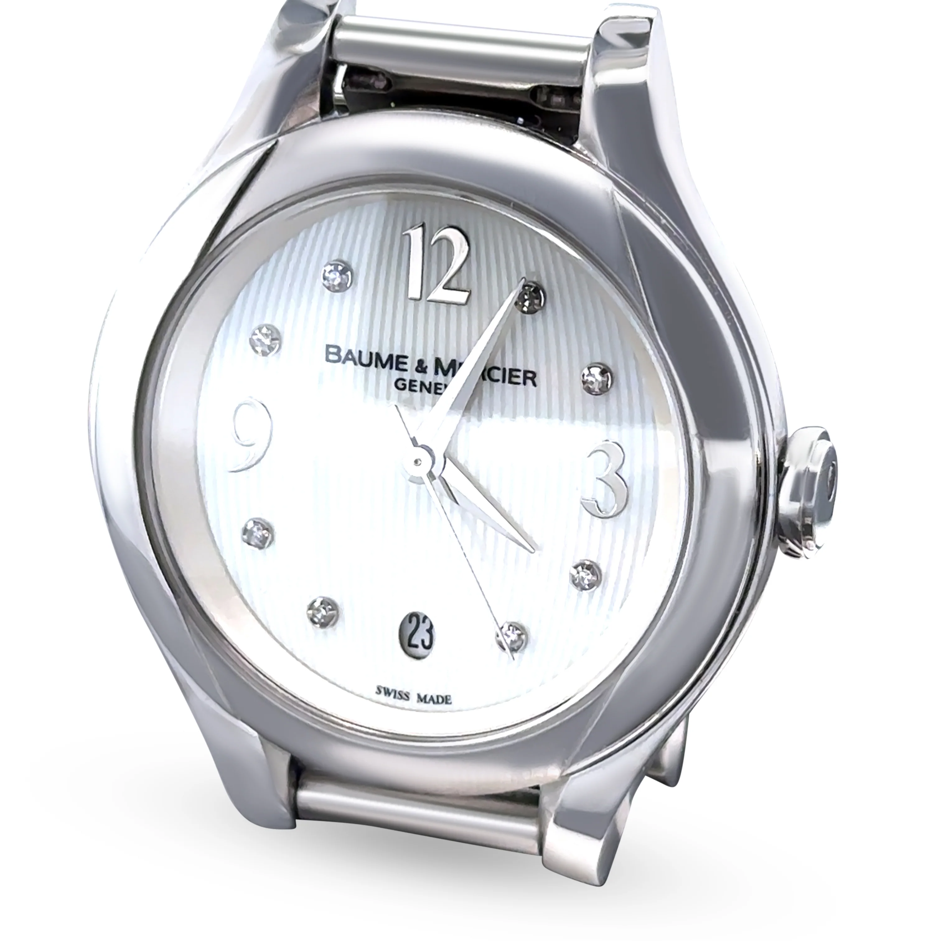 Baume & Mercier Stainless Steel Ilea Diamond Dial Watch 30mm - Image 4