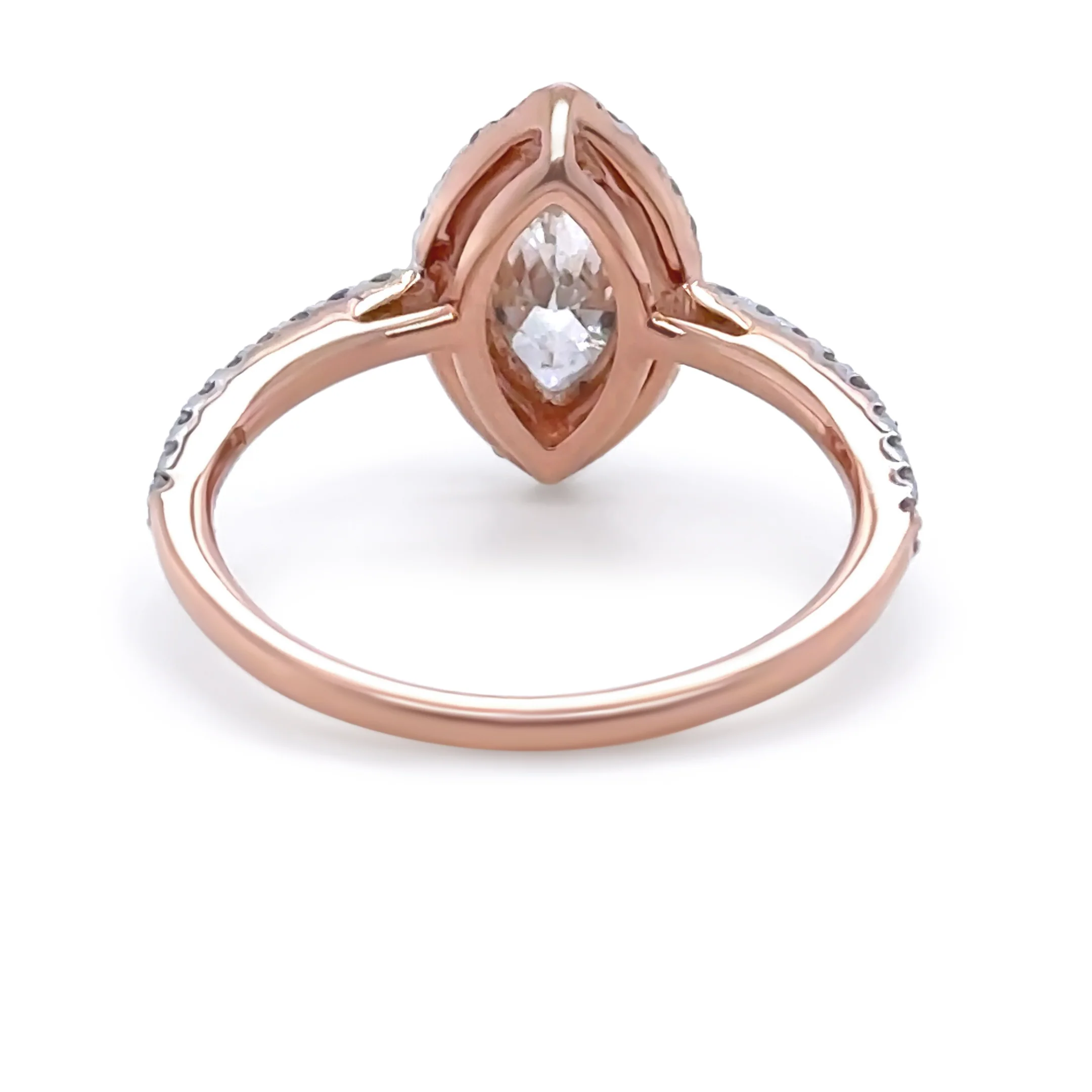 Bespoke 14ct Rose Gold Diamond Engagement Ring 1.48ct - Image 7