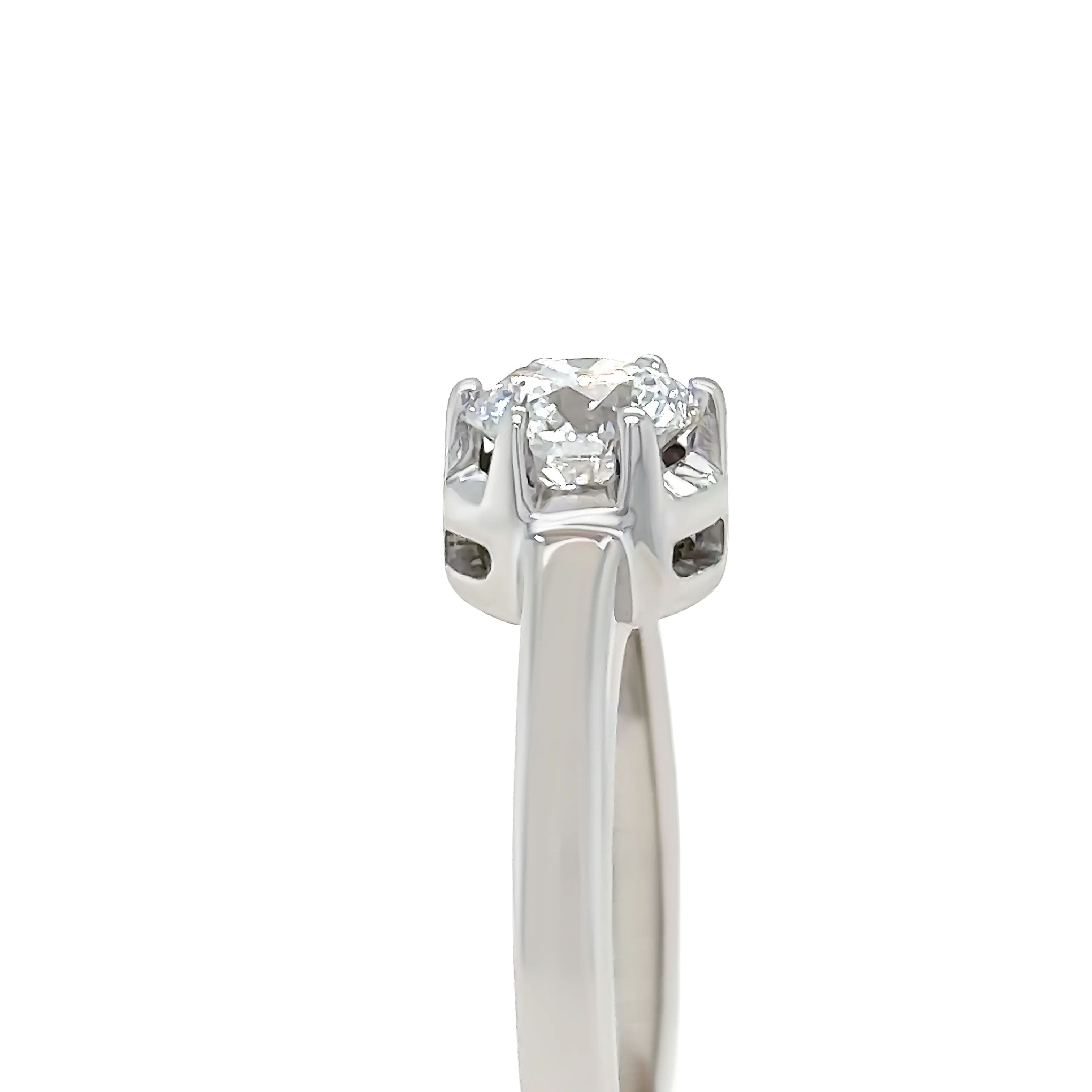Bespoke 18ct White Gold DCLA Diamond Engagement Ring 0.83ct - Image 5