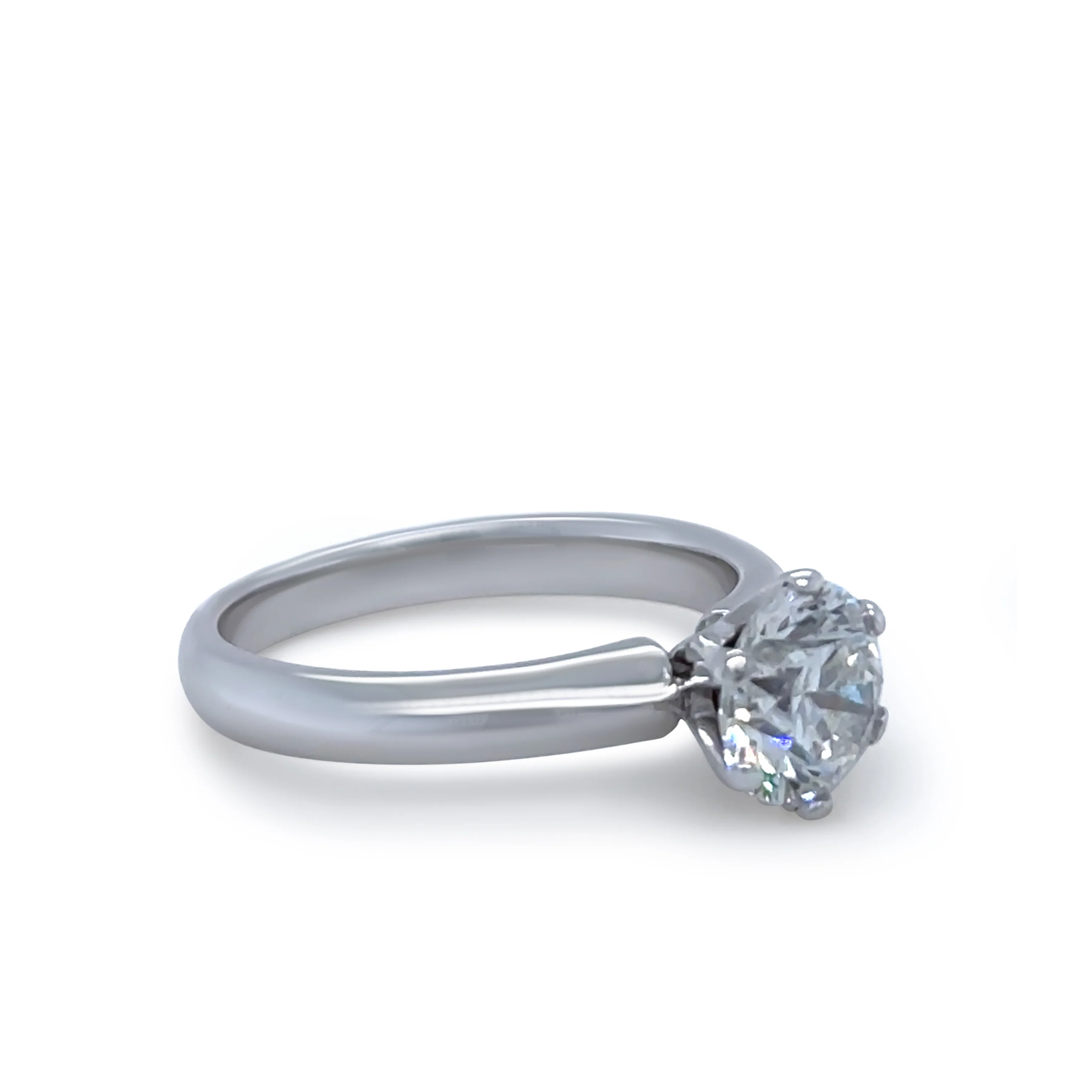 Bespoke 18ct White Gold Diamond Engagement Ring 1.26ct - Image 2