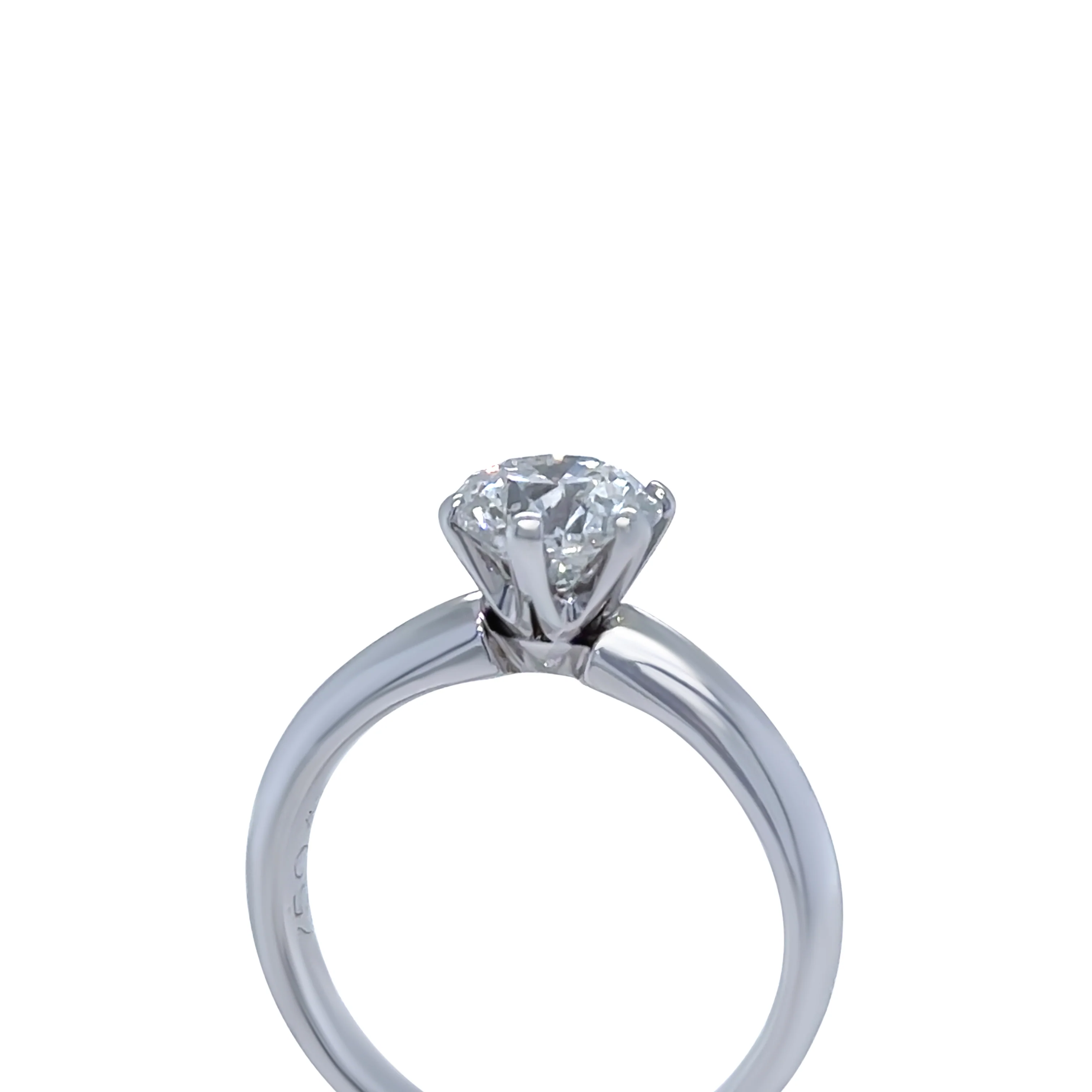 Bespoke 18ct White Gold Diamond Engagement Ring 1.26ct - Image 4