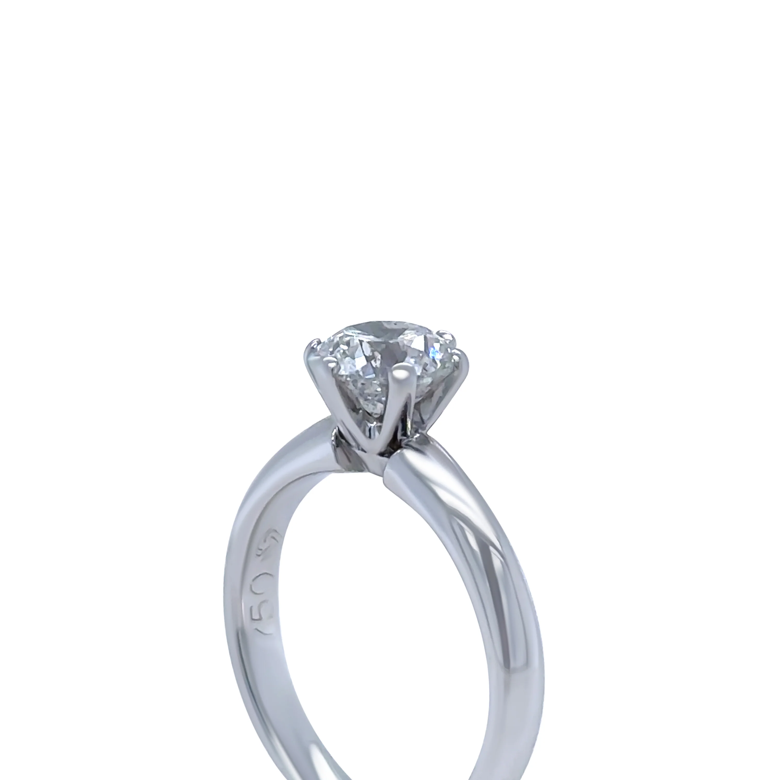 Bespoke 18ct White Gold Diamond Engagement Ring 1.26ct - Image 5