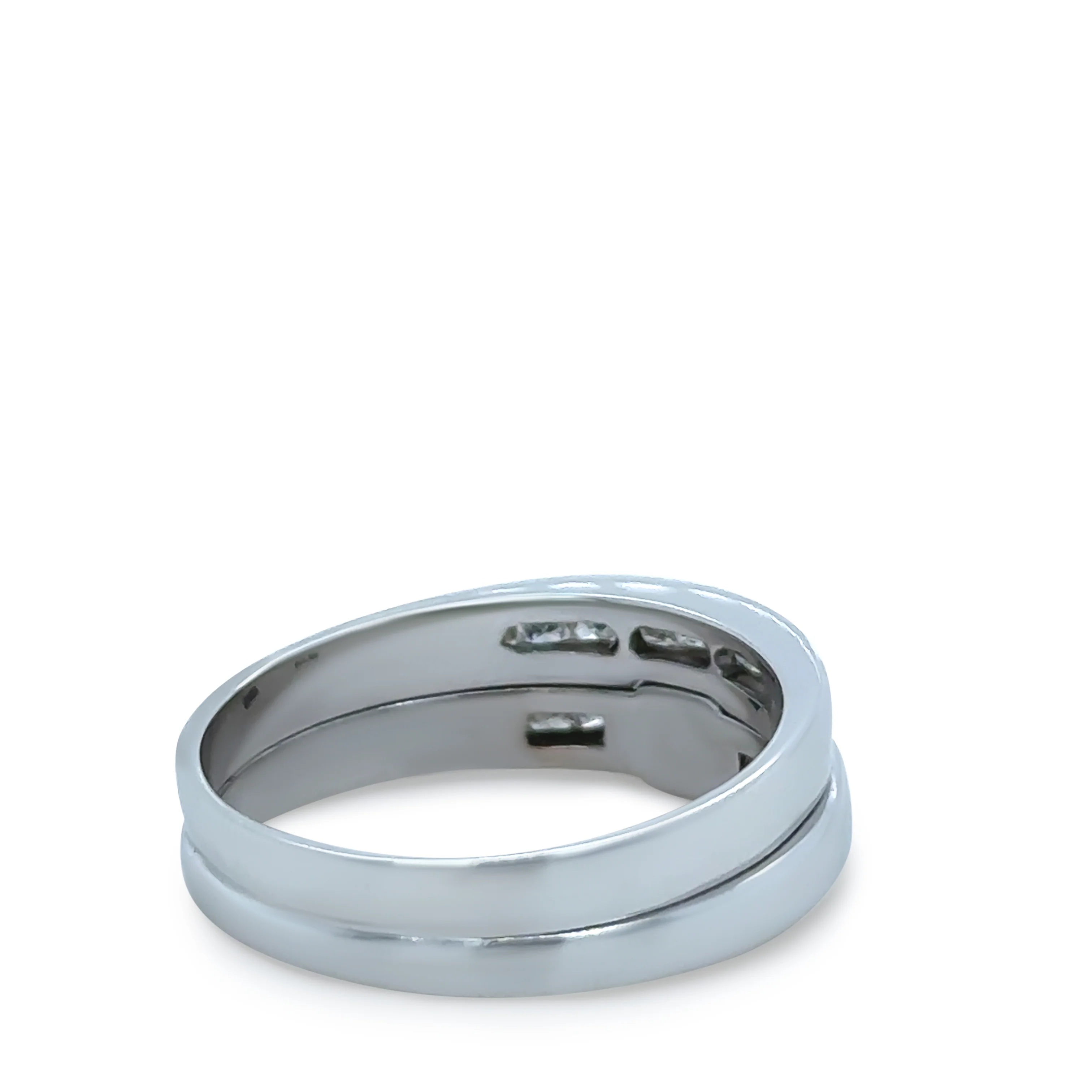 Bespoke 18ct White Gold Diamond Engagement Ring Set 0.76ct - Image 7