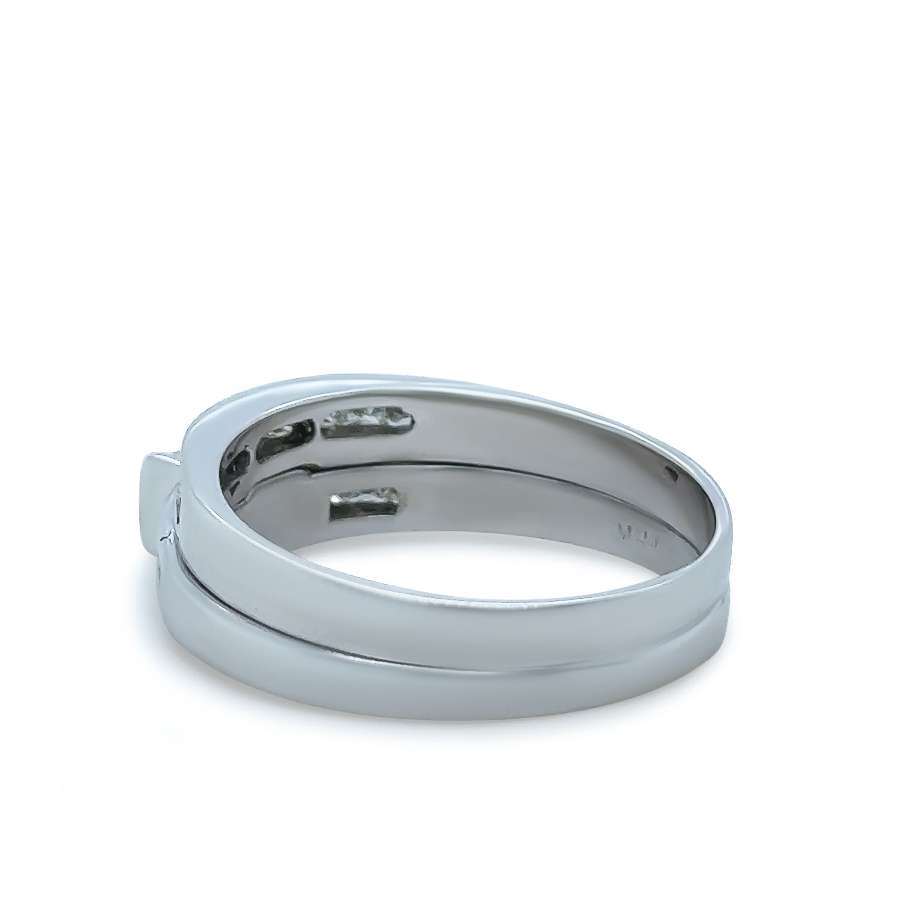 Bespoke 18ct White Gold Diamond Engagement Ring Set 0.76ct - Image 8