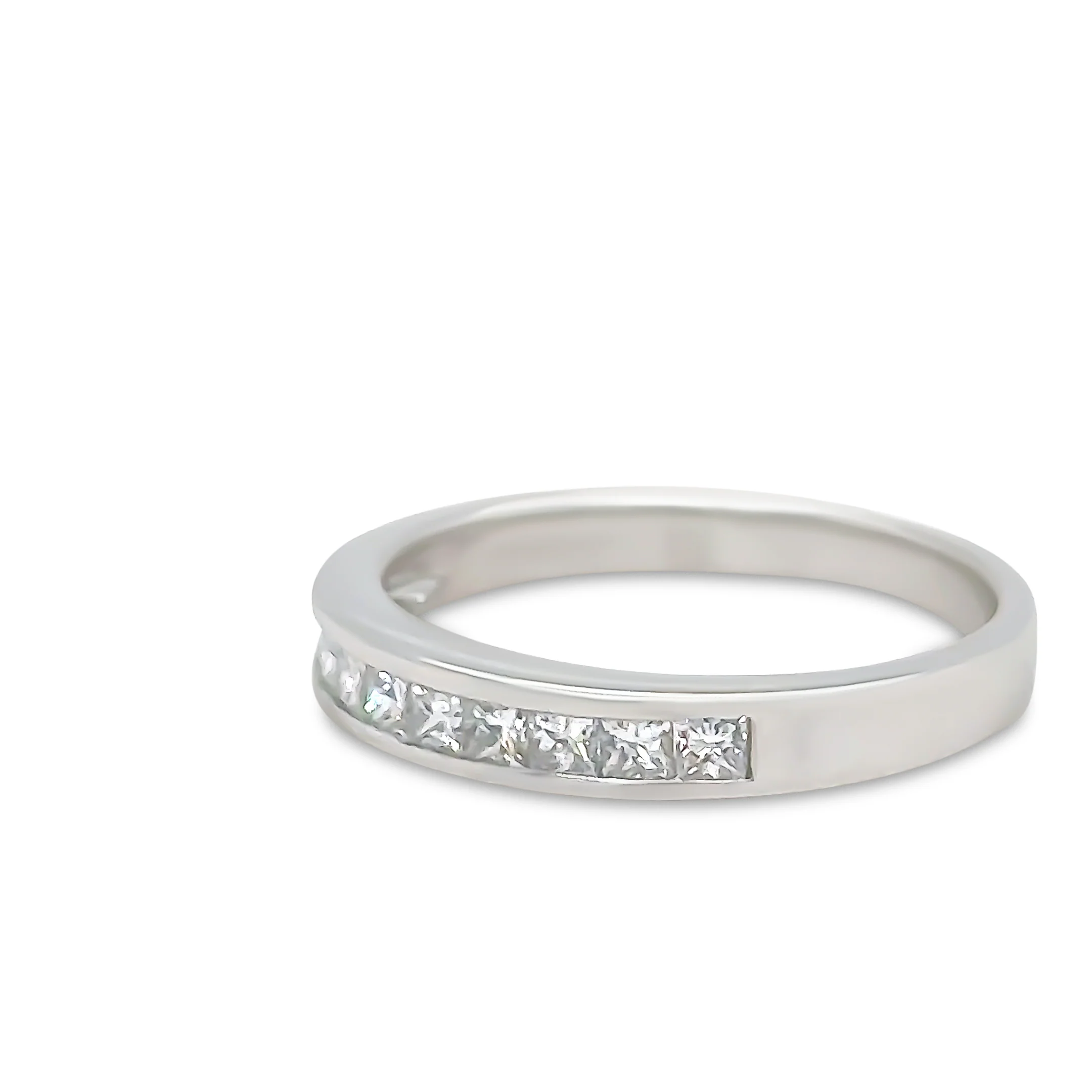 Bespoke 18ct White Gold Diamond Eternity Ring 0.50ct - Image 3