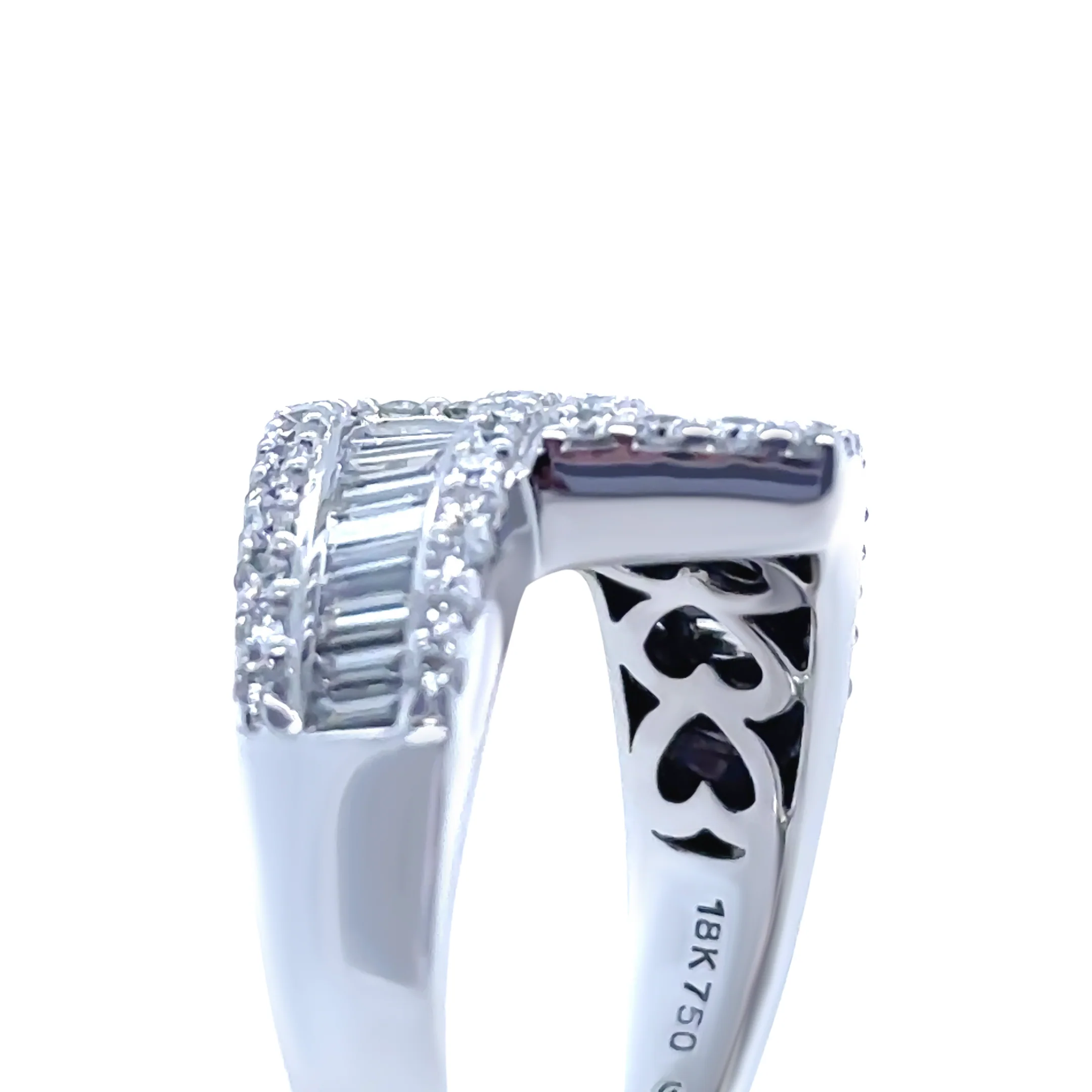 Bespoke 18ct White Gold Diamond Ring 1.39ct - Image 5