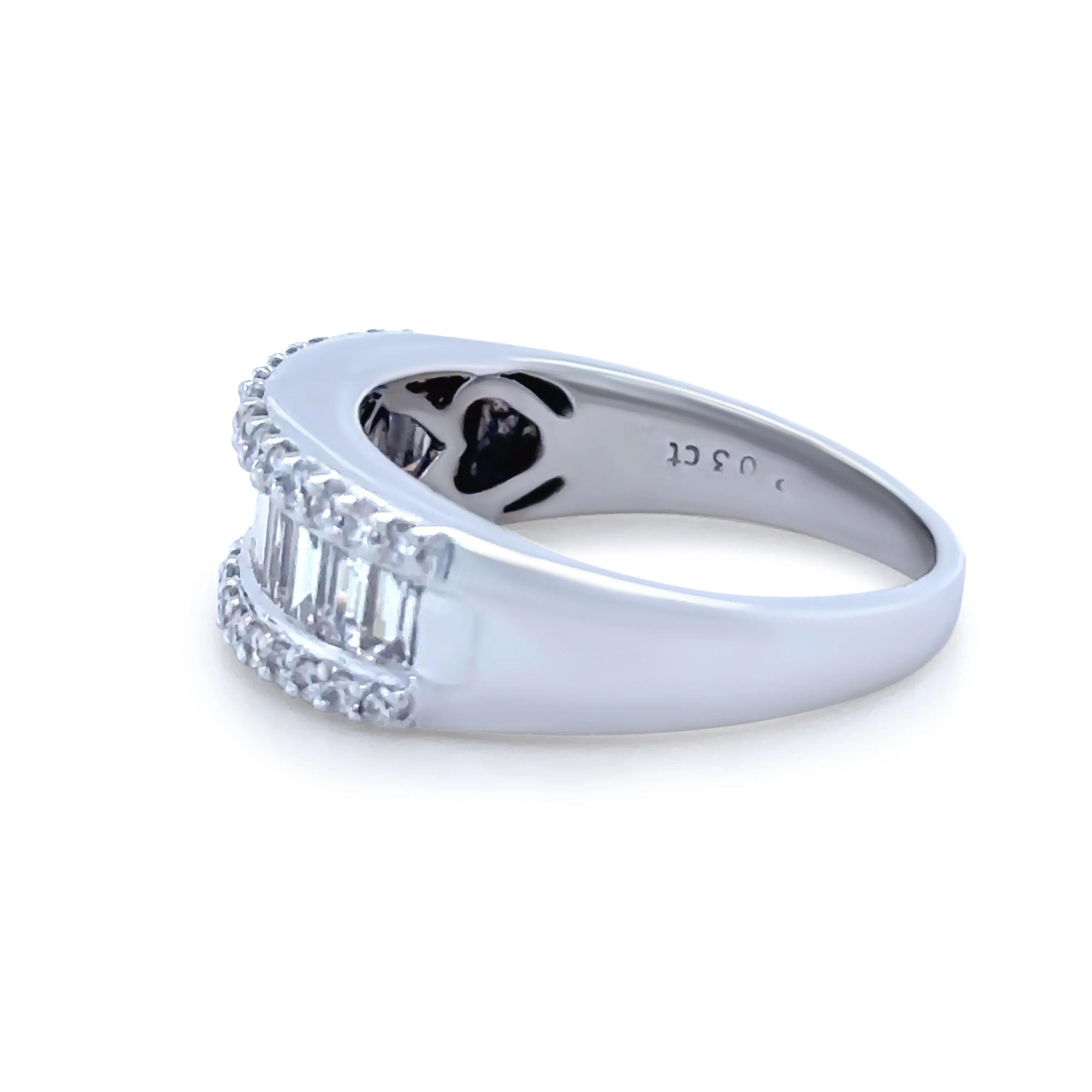 Bespoke 18ct White Gold Diamond Ring 2.03ct - Image 4