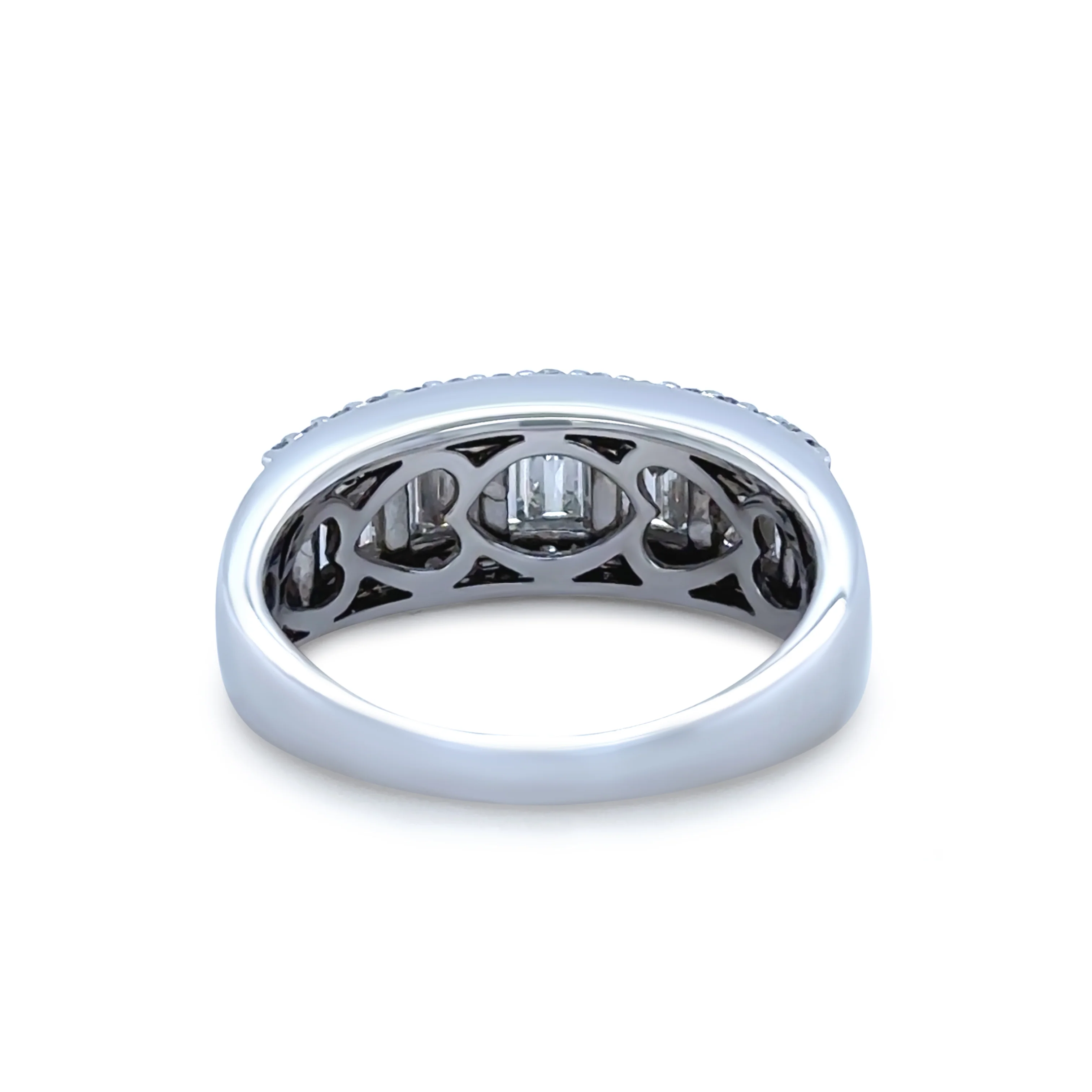 Bespoke 18ct White Gold Diamond Ring 2.03ct - Image 5