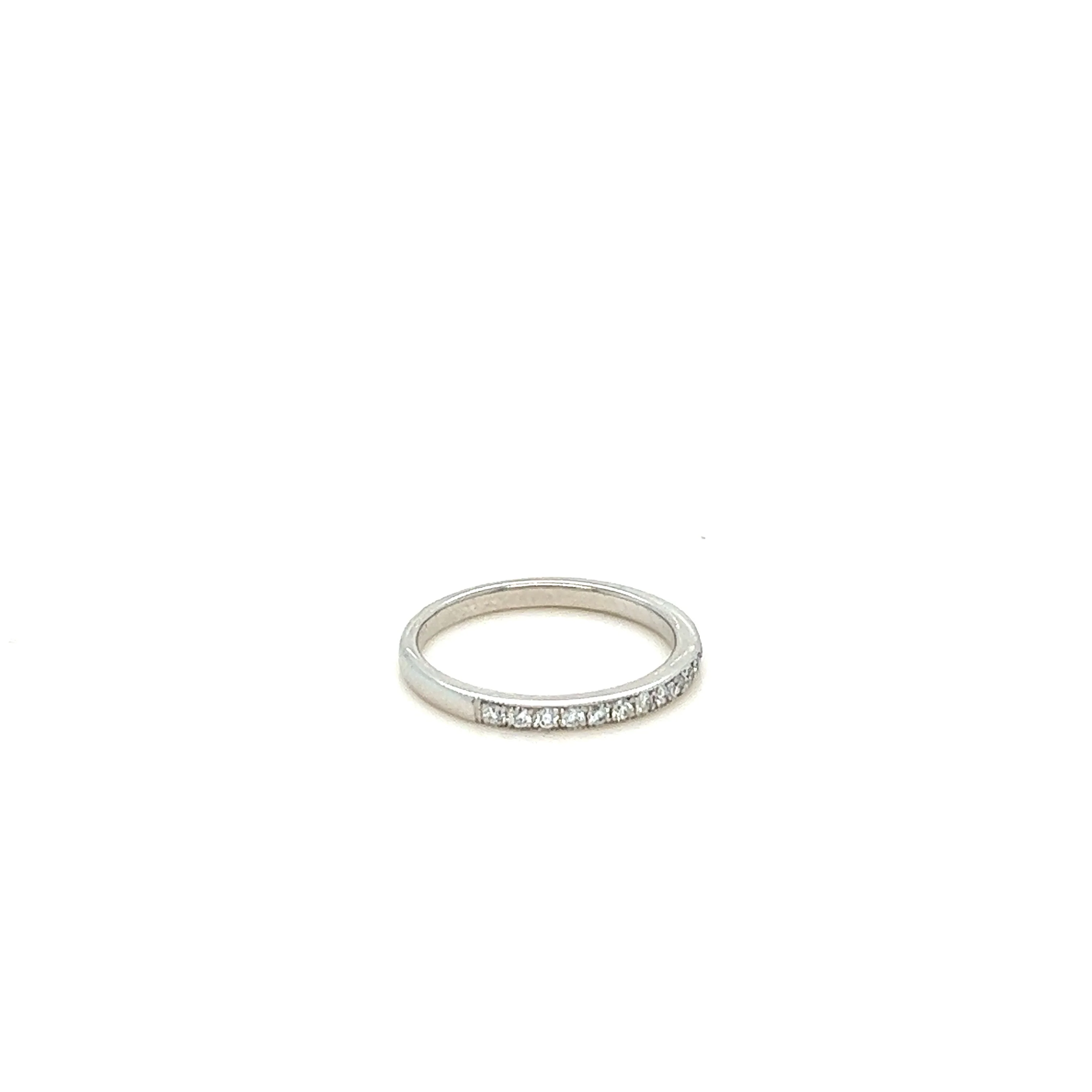 Bespoke 18ct White Gold Diamond Wedding Band 0.29ct - Image 4