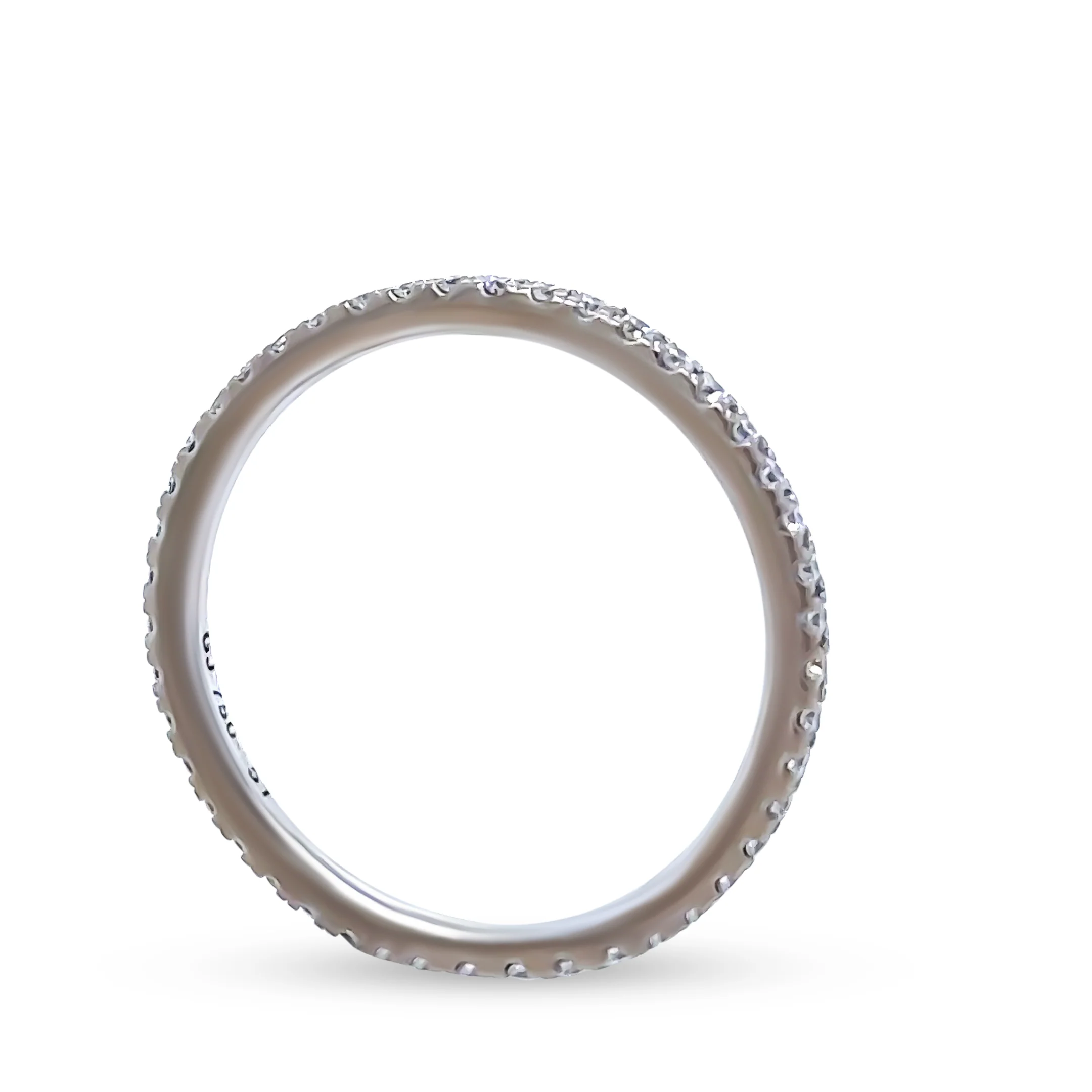Bespoke 18ct White Gold Diamond Wedding Band 0.34ct - Image 4