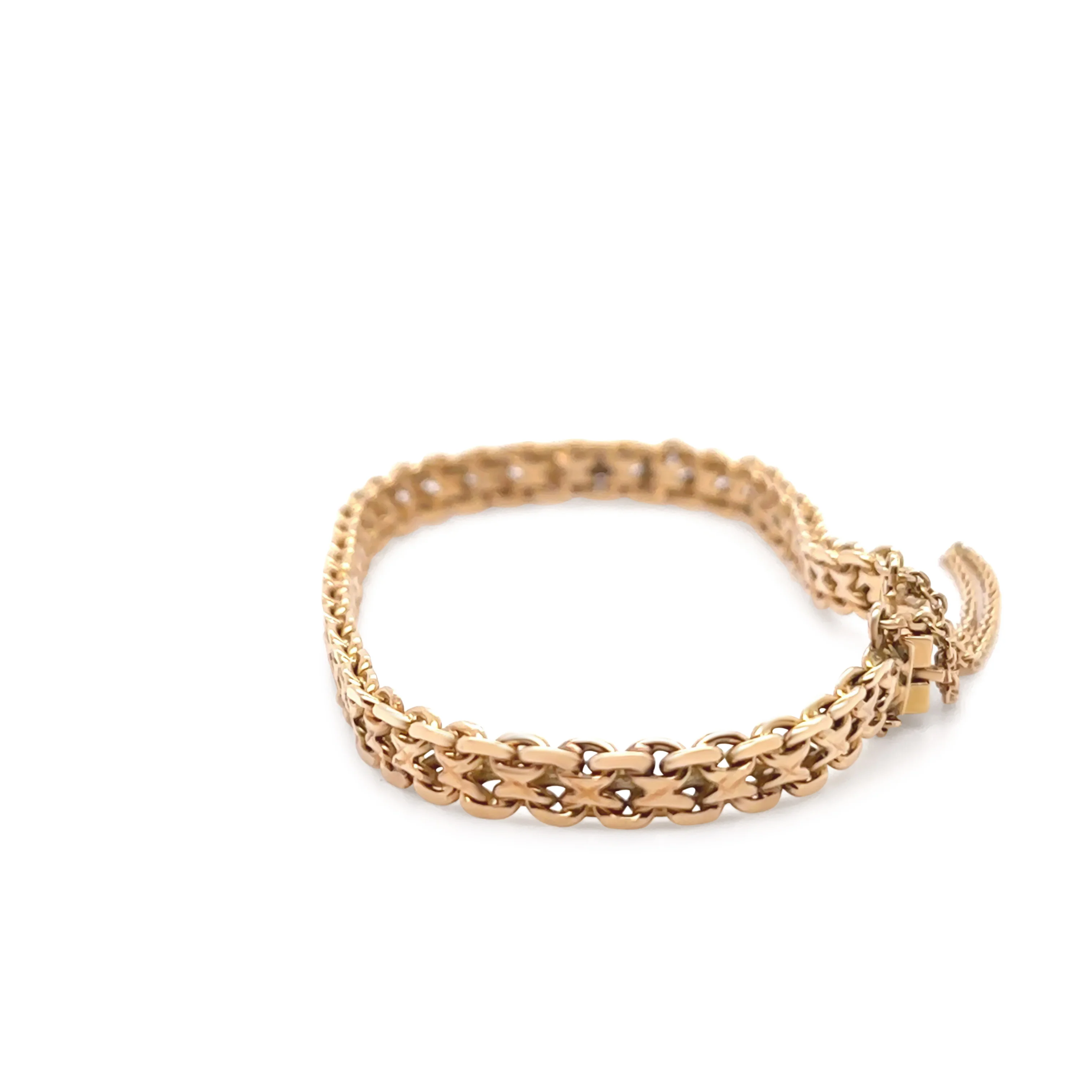 Bespoke 18ct Yellow Gold Bracelet 17.49g - Image 3