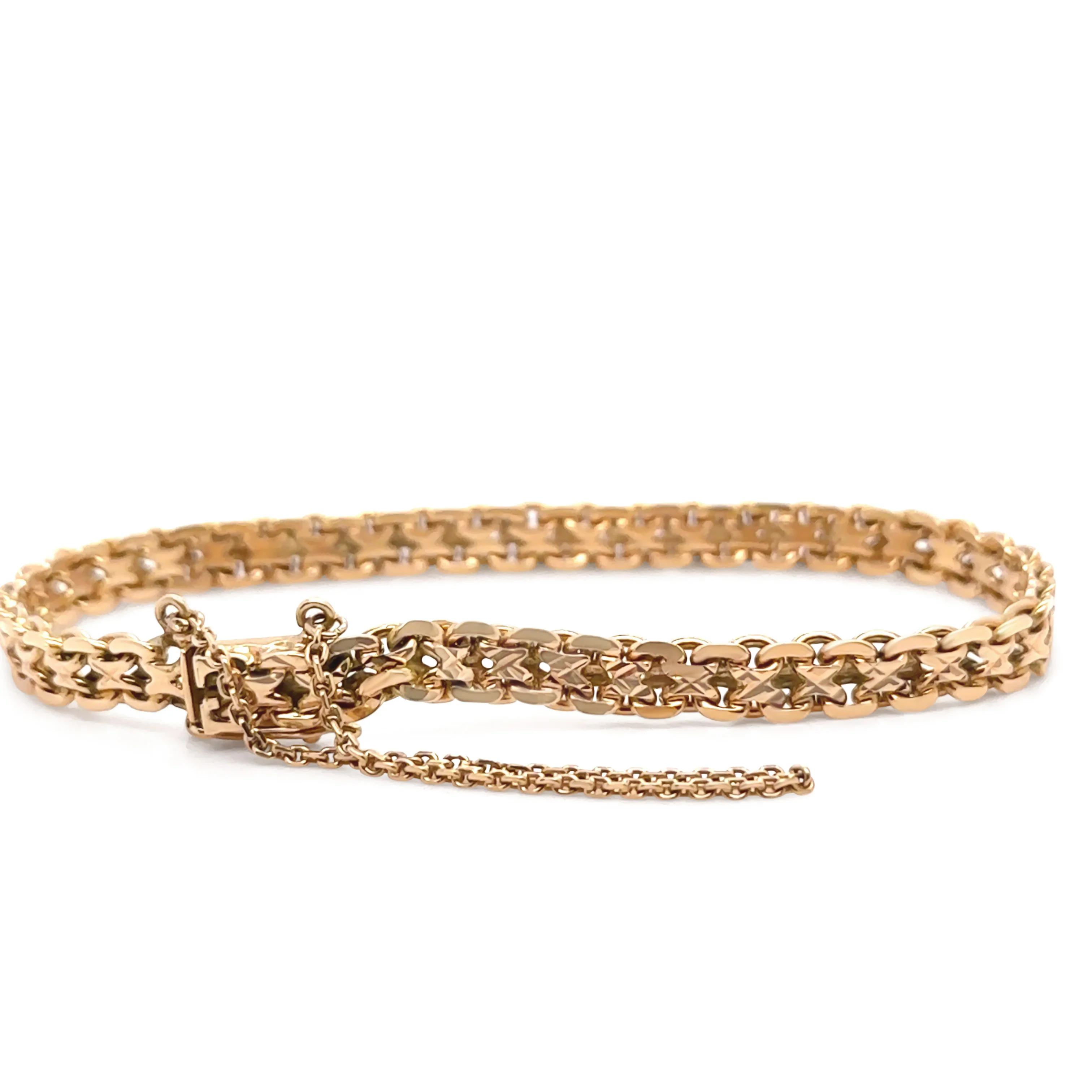 Bespoke 18ct Yellow Gold Bracelet 17.49g - Image 4