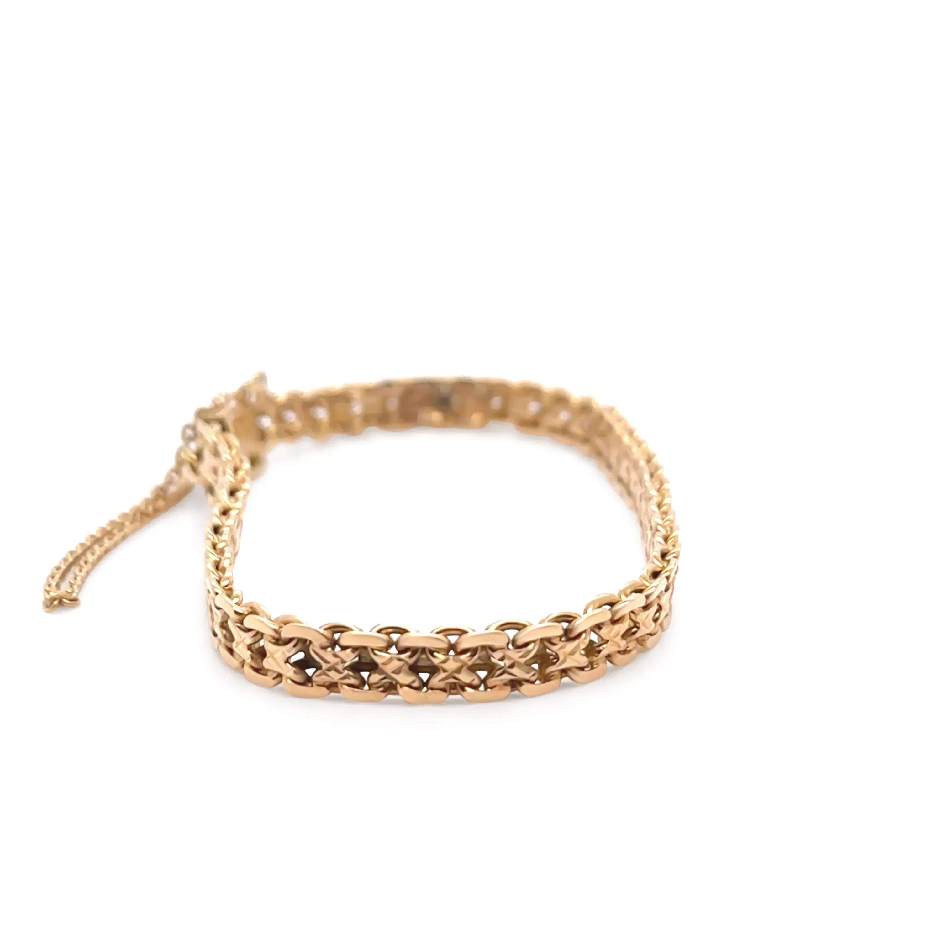 Bespoke 18ct Yellow Gold Bracelet 17.49g - Image 5