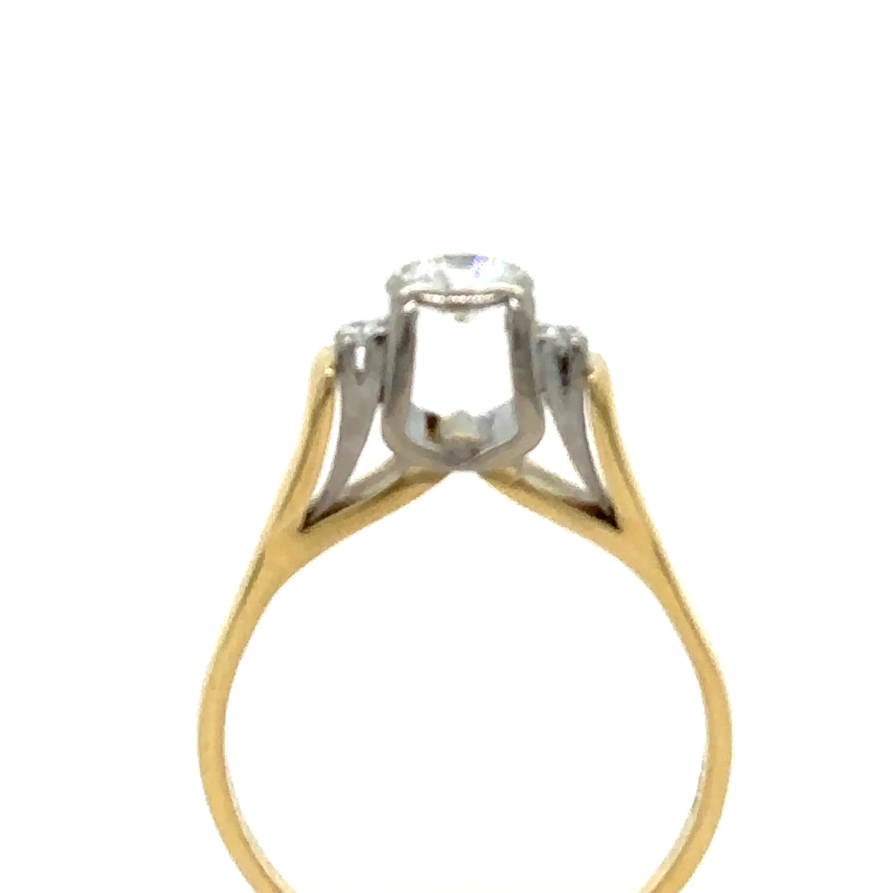 Bespoke 18ct Yellow Gold Diamond Ring 0.43ct - Image 4