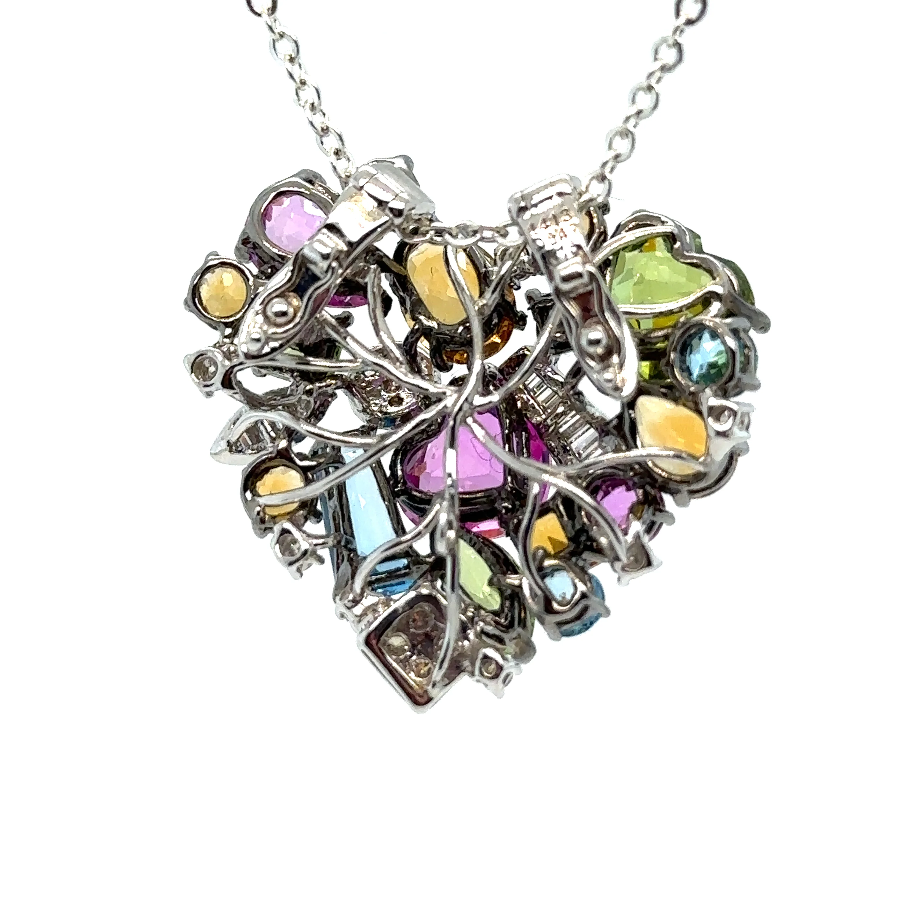 Bespoke Colourful Clip Enhancer Pendant 0.47ct - Image 6