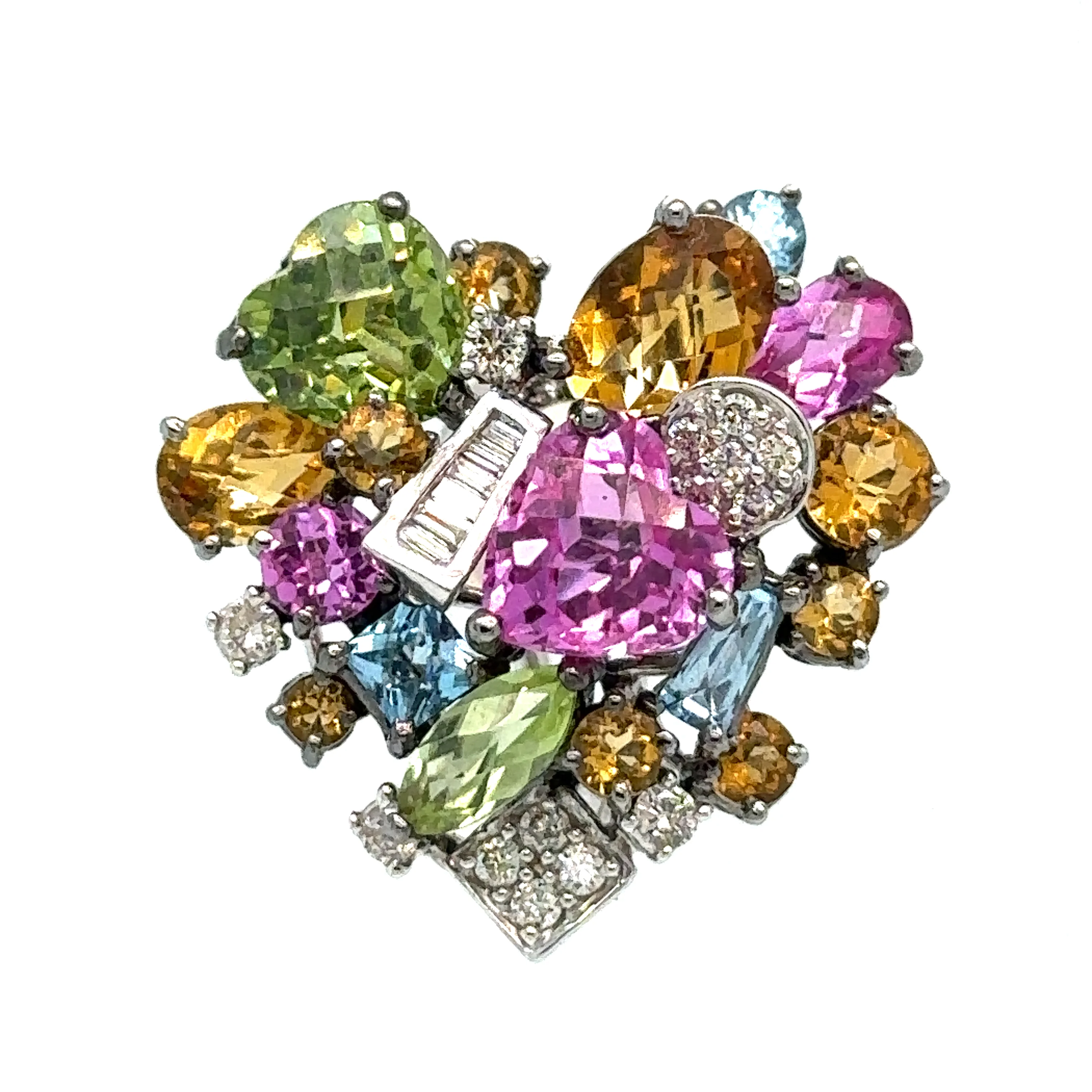 Bespoke Colourful Gemstone Earrings 0.51ct - Image 3