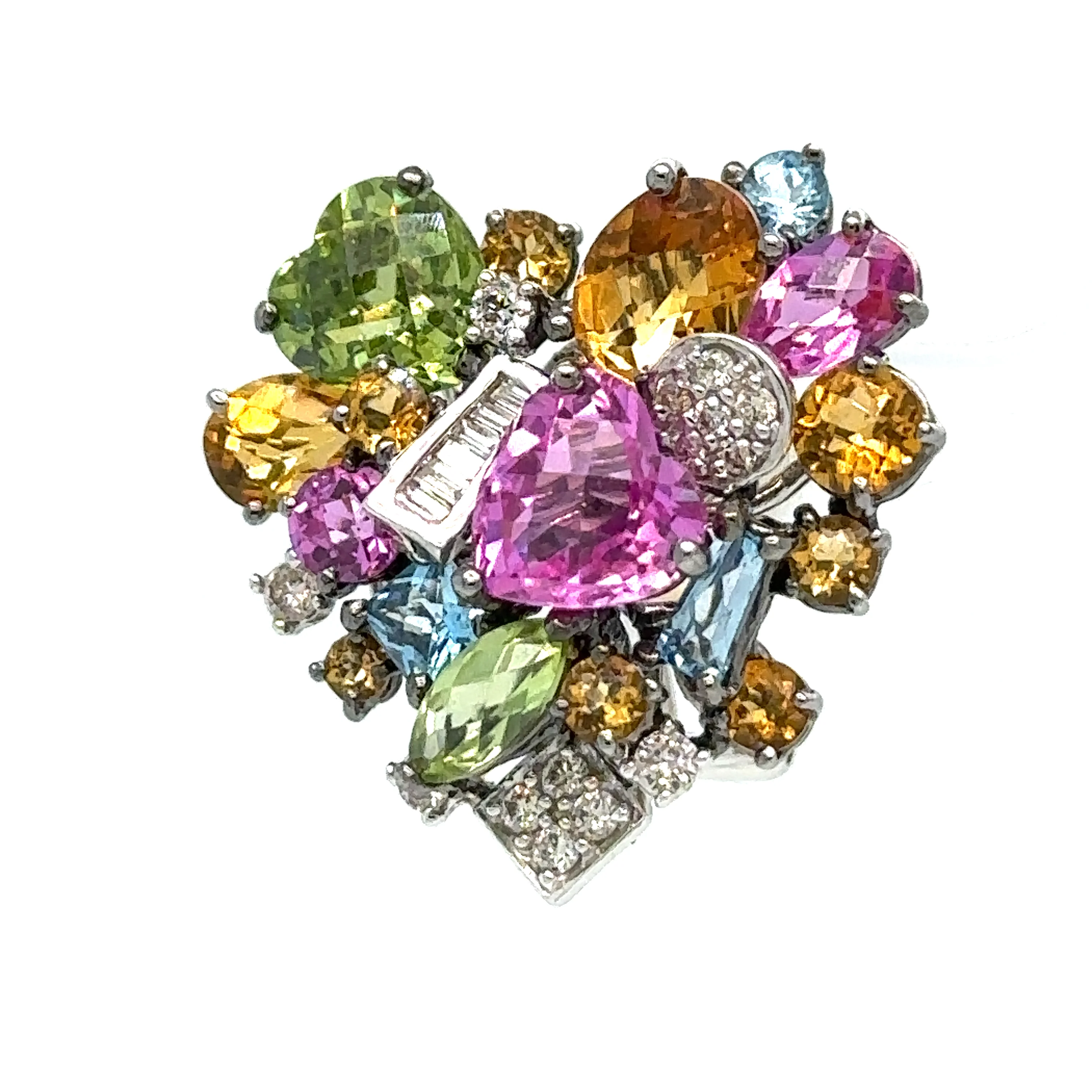 Bespoke Colourful Gemstone Earrings 0.51ct - Image 4