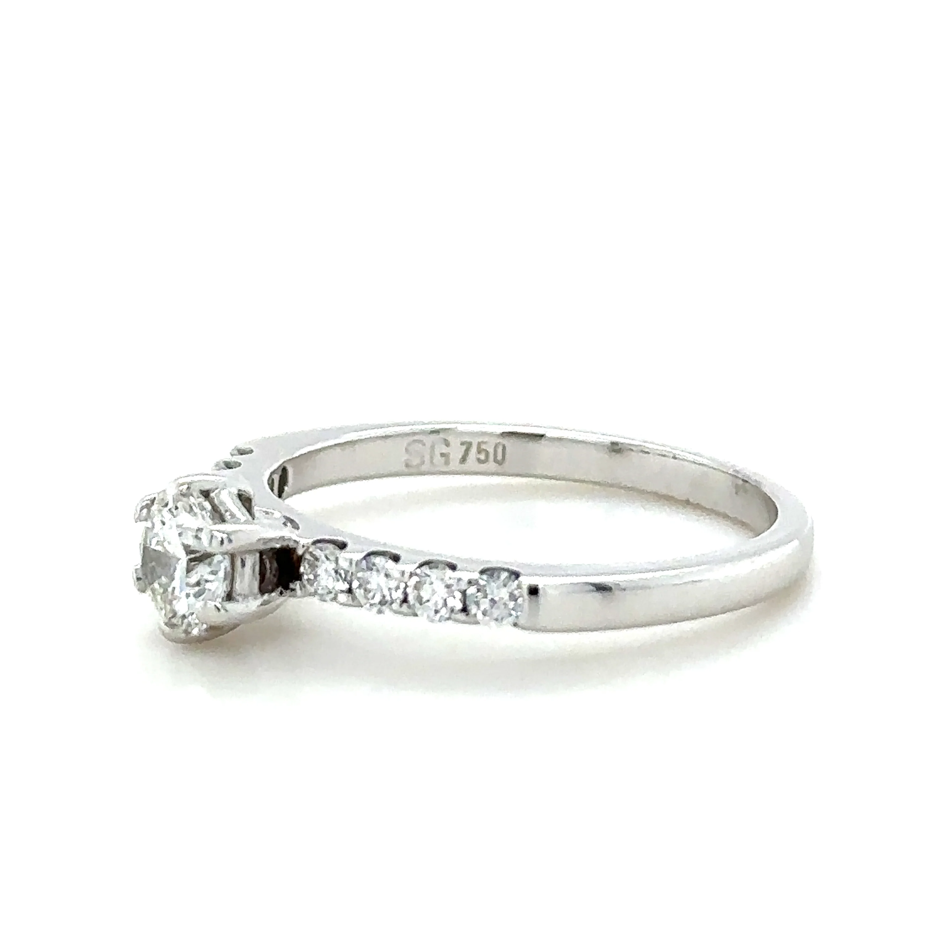 Bespoke Diamond Engagement Ring 0.79ct - Image 3