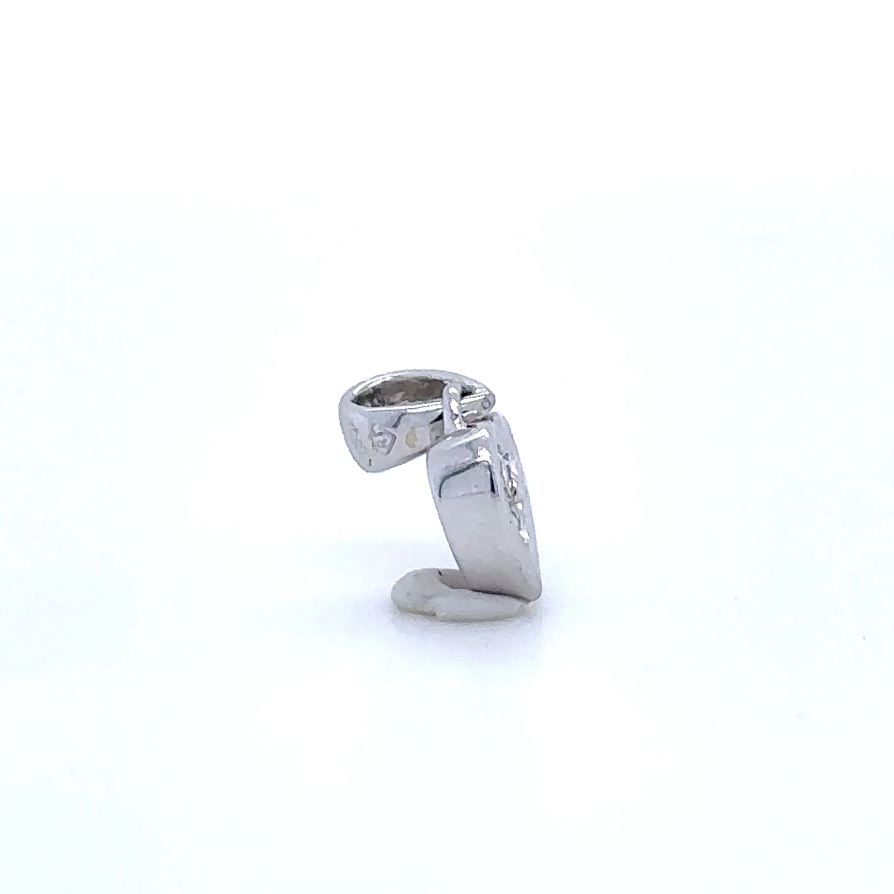 Bespoke Diamond Heart Cluster Pendant 0.15ct - Image 2
