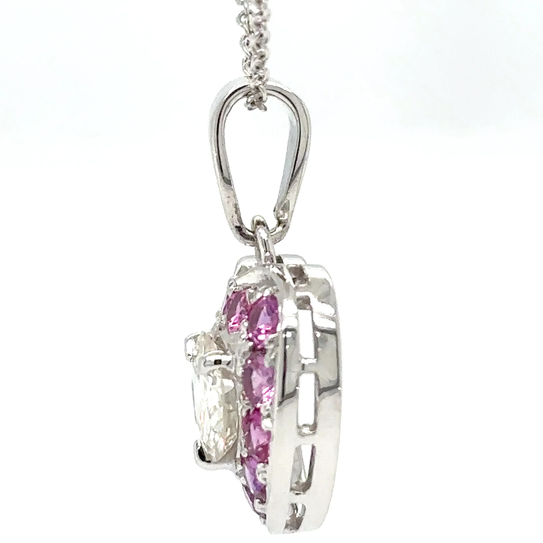 Bespoke Diamond Heart Pendant 3.15ct - Image 4