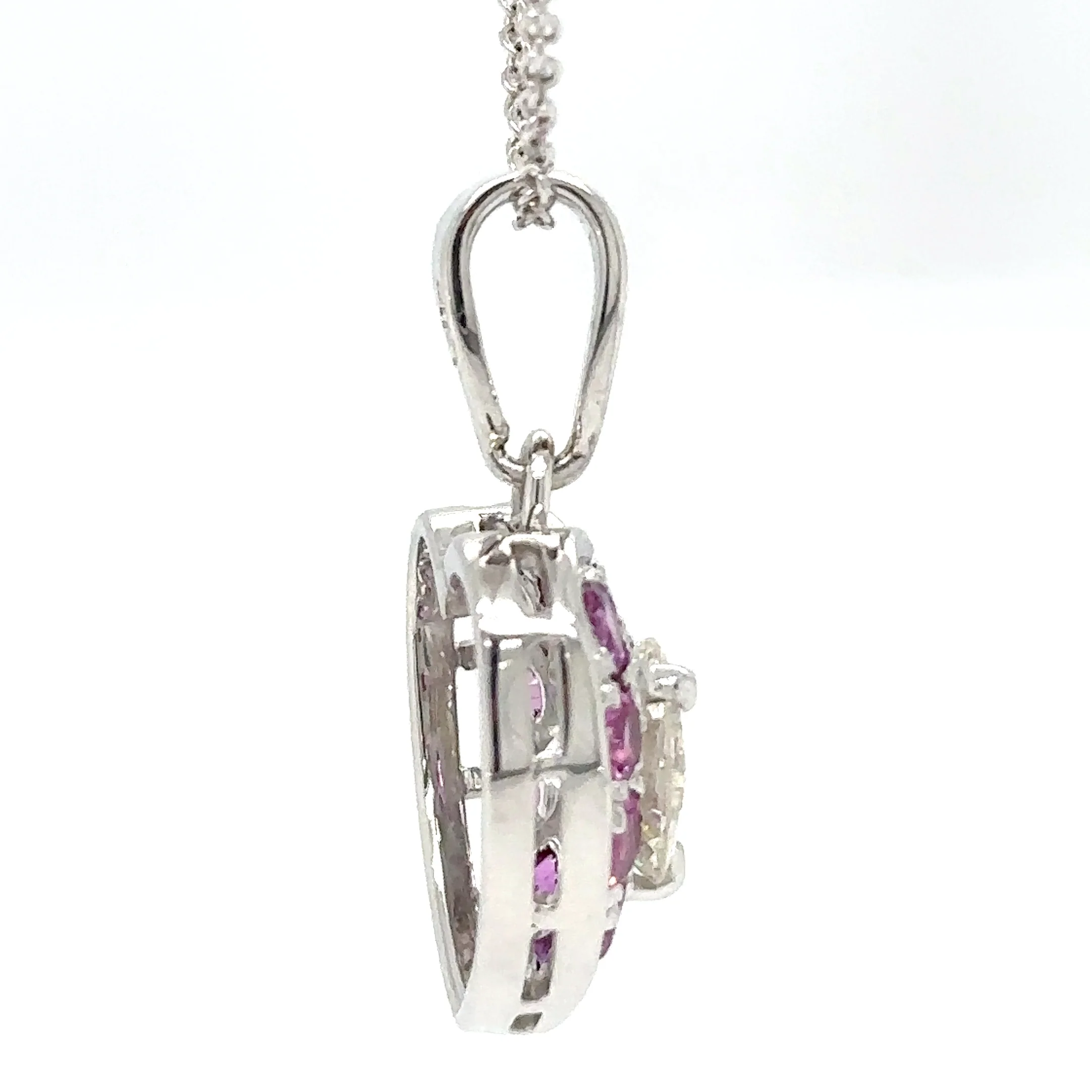 Bespoke Diamond Heart Pendant 3.15ct - Image 5