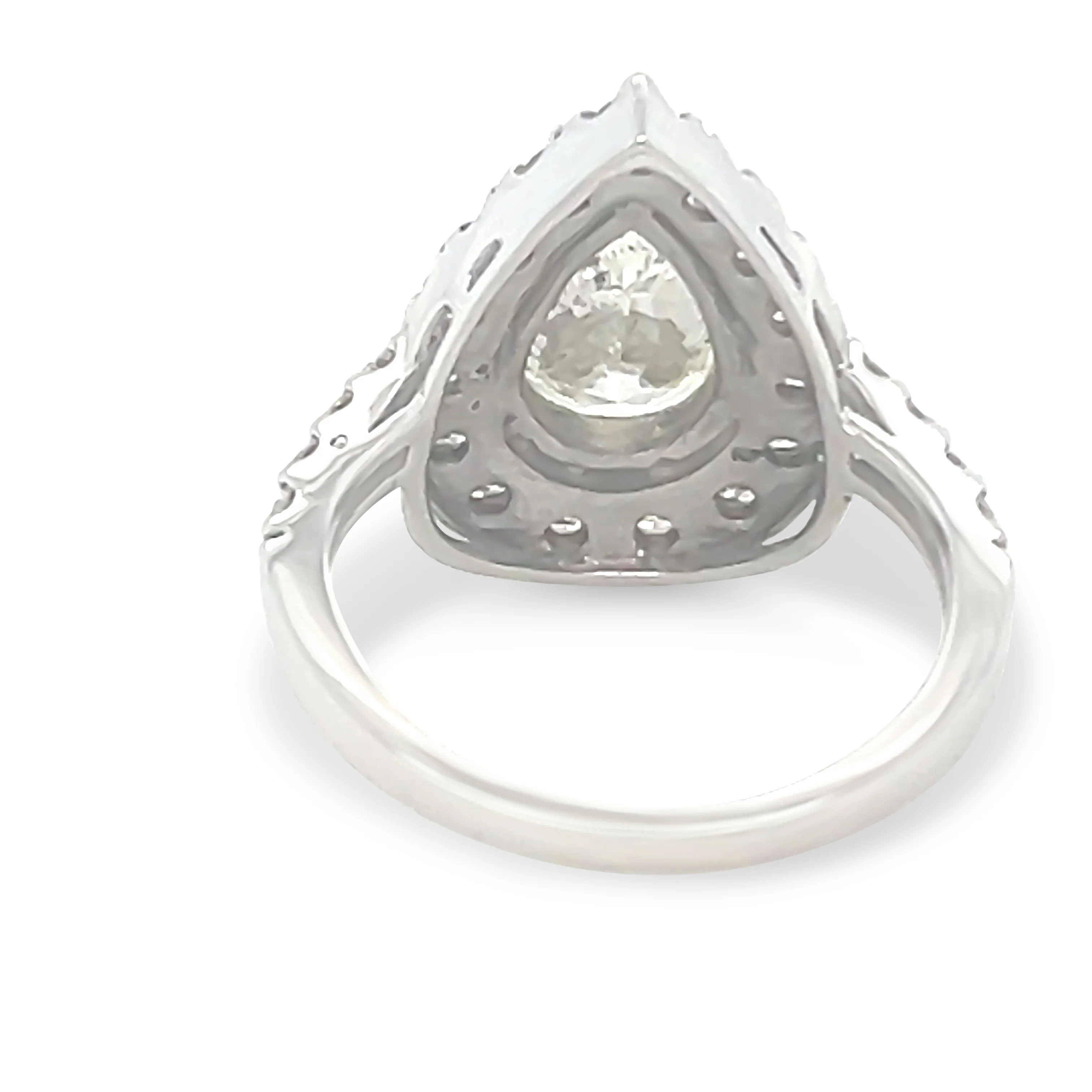 Bespoke Diamond Pear Cluster Ring 2.98ct - Image 4