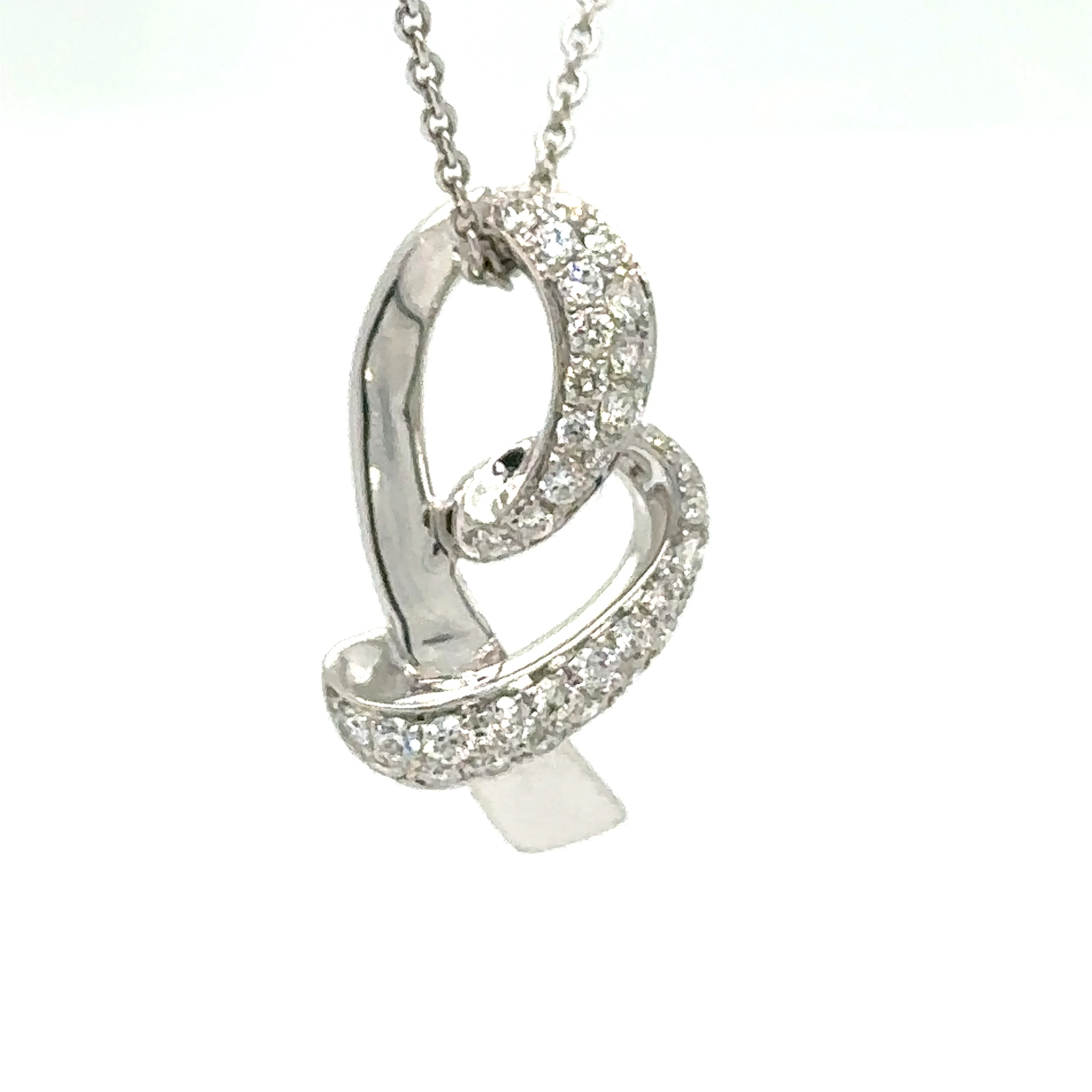 Bespoke Diamond Pendant and Necklace White Gold 0.50ct - Image 14