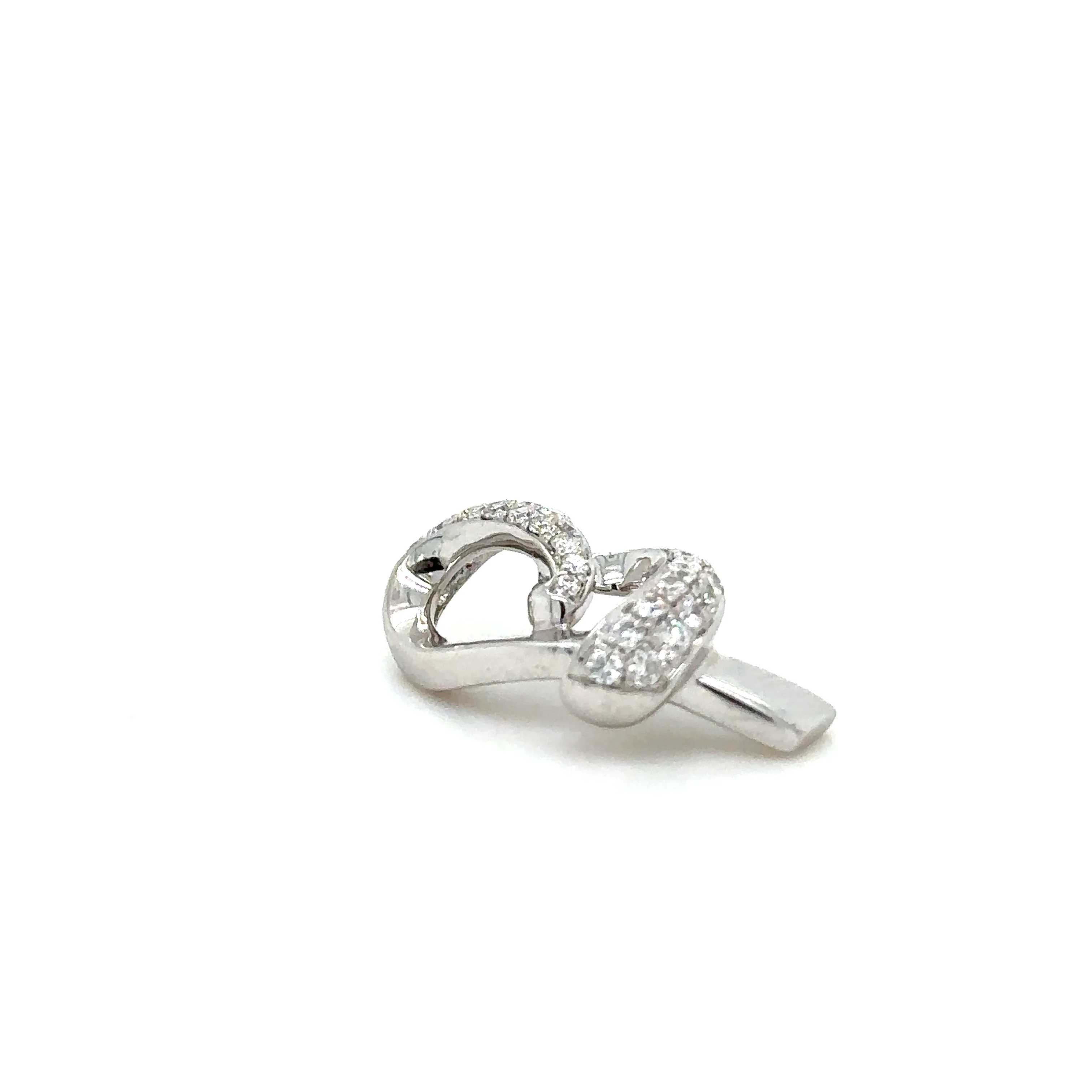 Bespoke Diamond Pendant and Necklace White Gold 0.50ct - Image 3