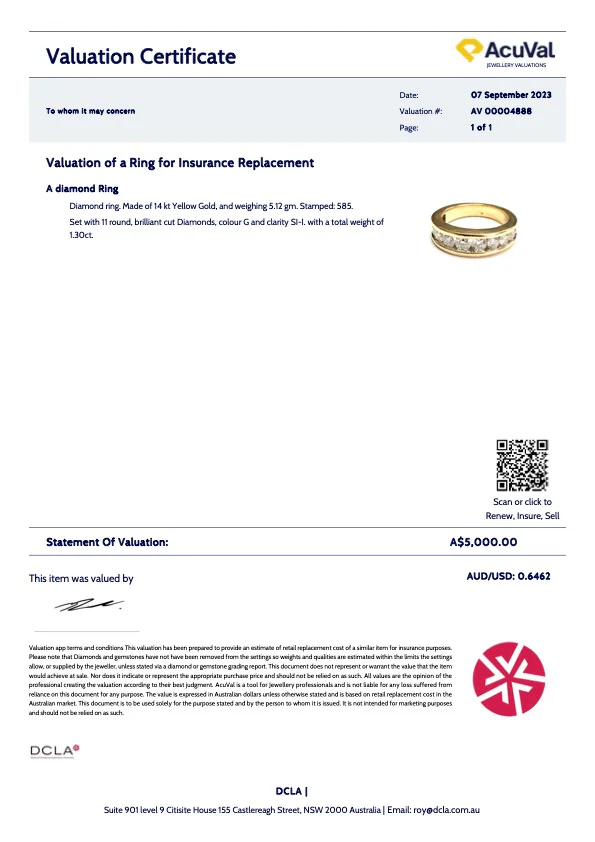 Bespoke Diamond Engagement Ring 1.30ct - Image 5