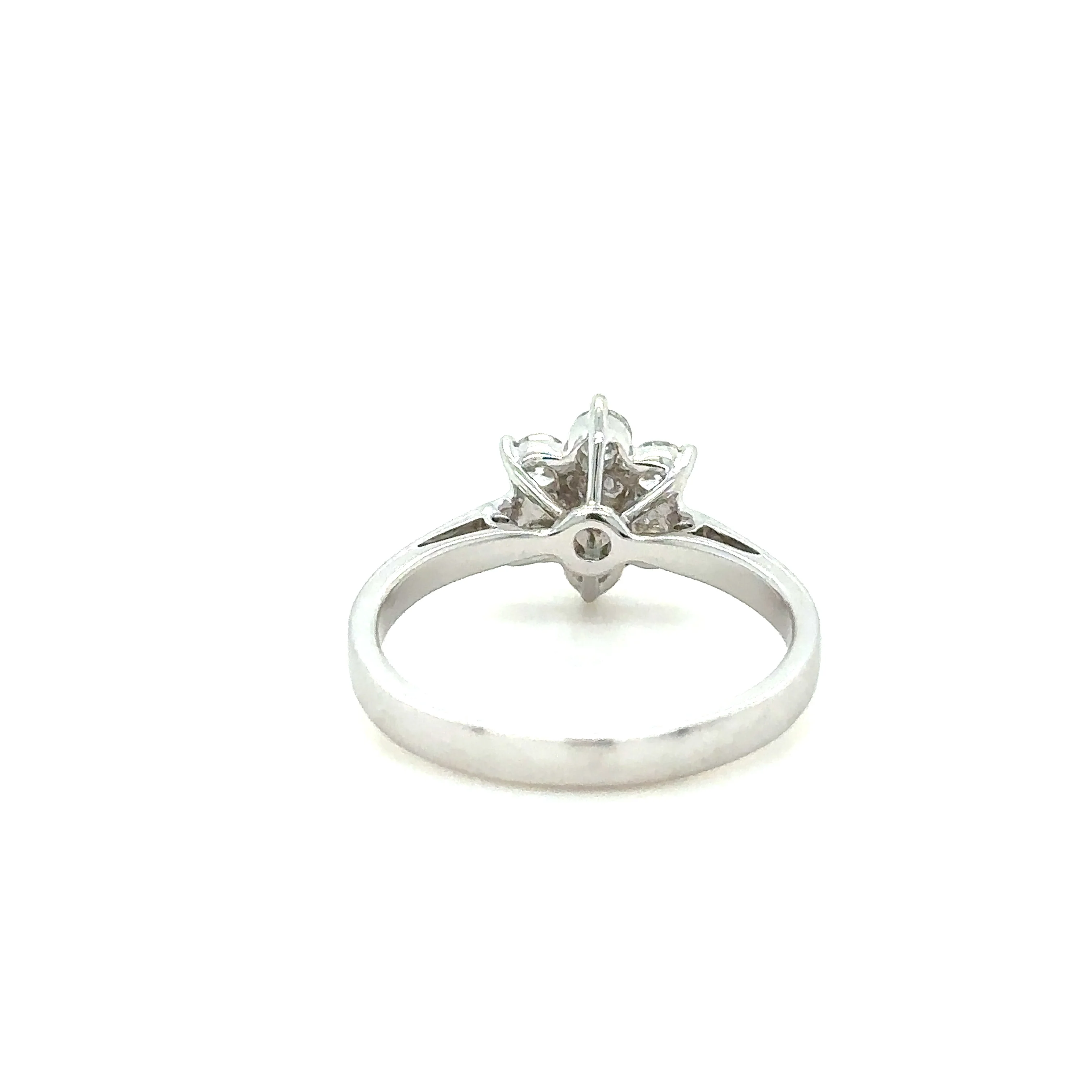 Bespoke Diamond Engagement Ring White Gold 0.50ct - Image 4