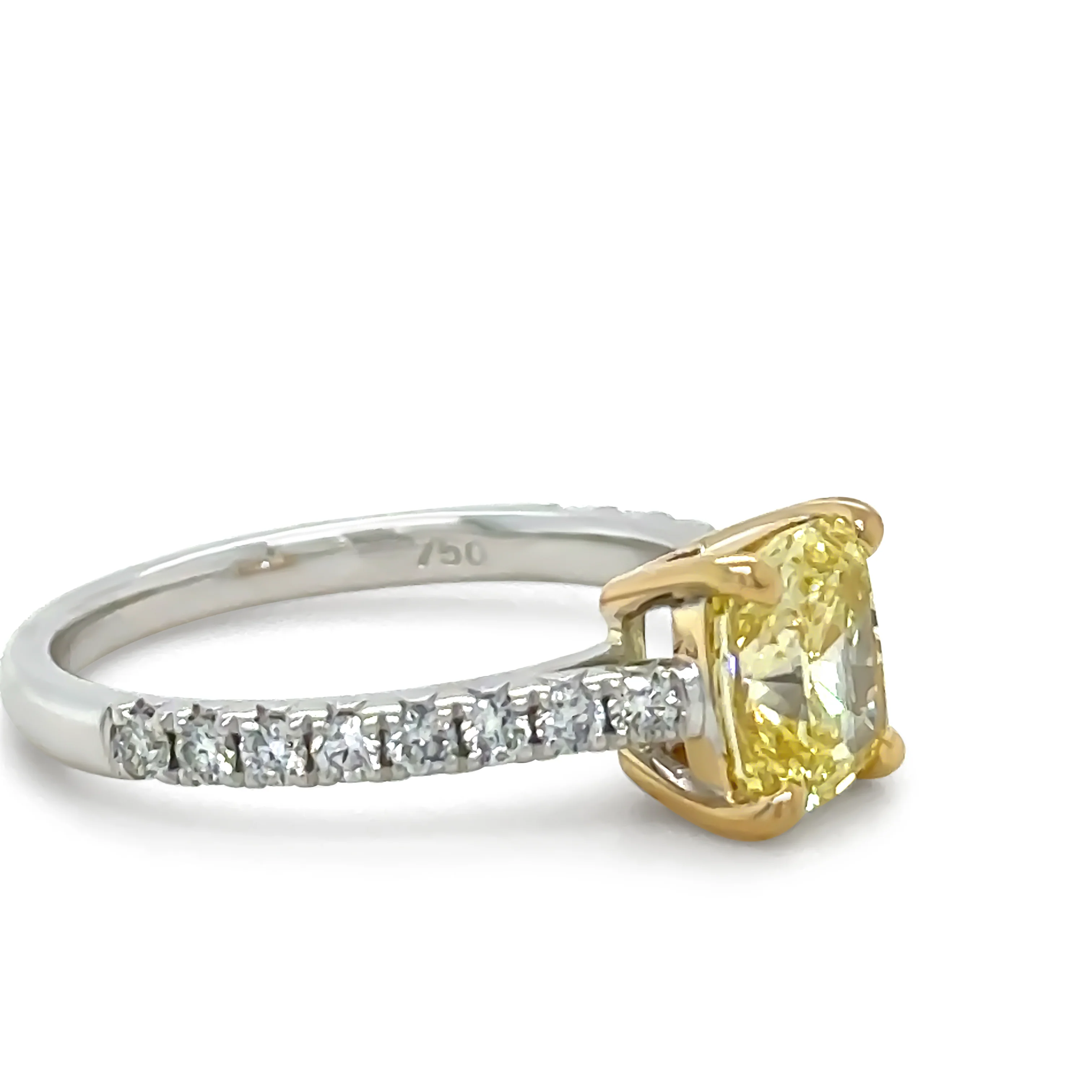Bespoke Engagement Ring with Tiffany & Co Diamond 1.63ct - Image 3