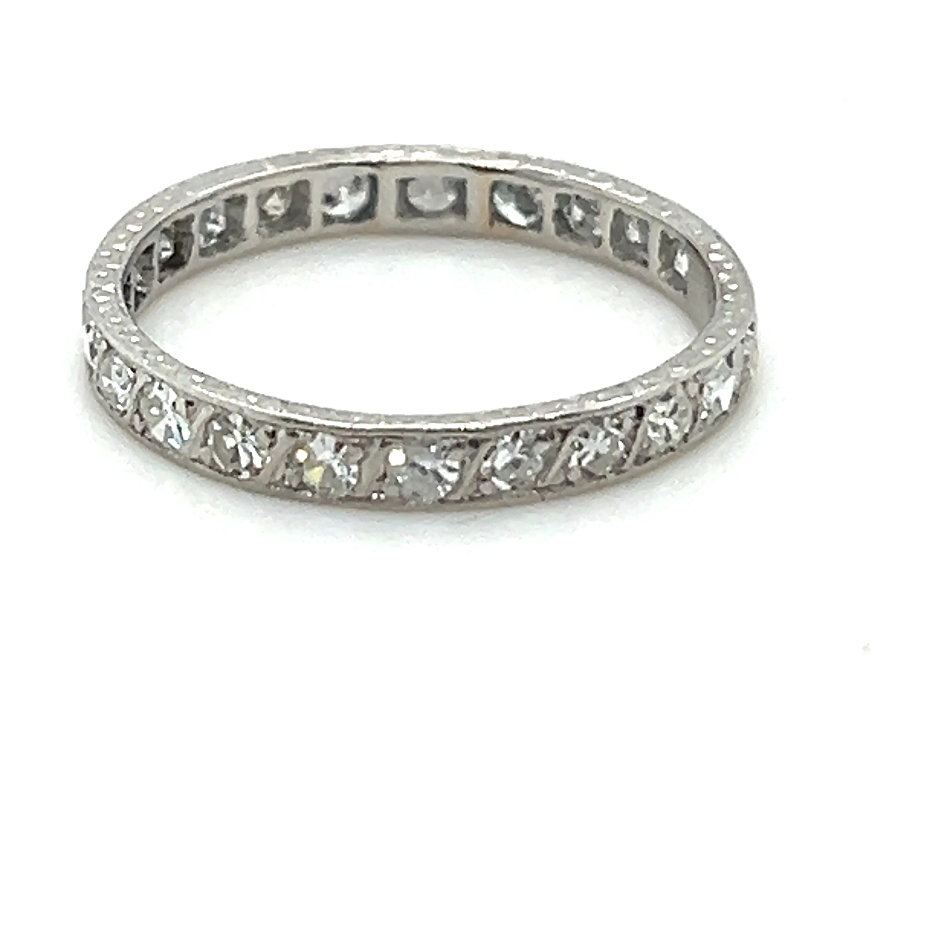 Bespoke Full Circle Diamond Wedding Ring 0.88ct - Image 2