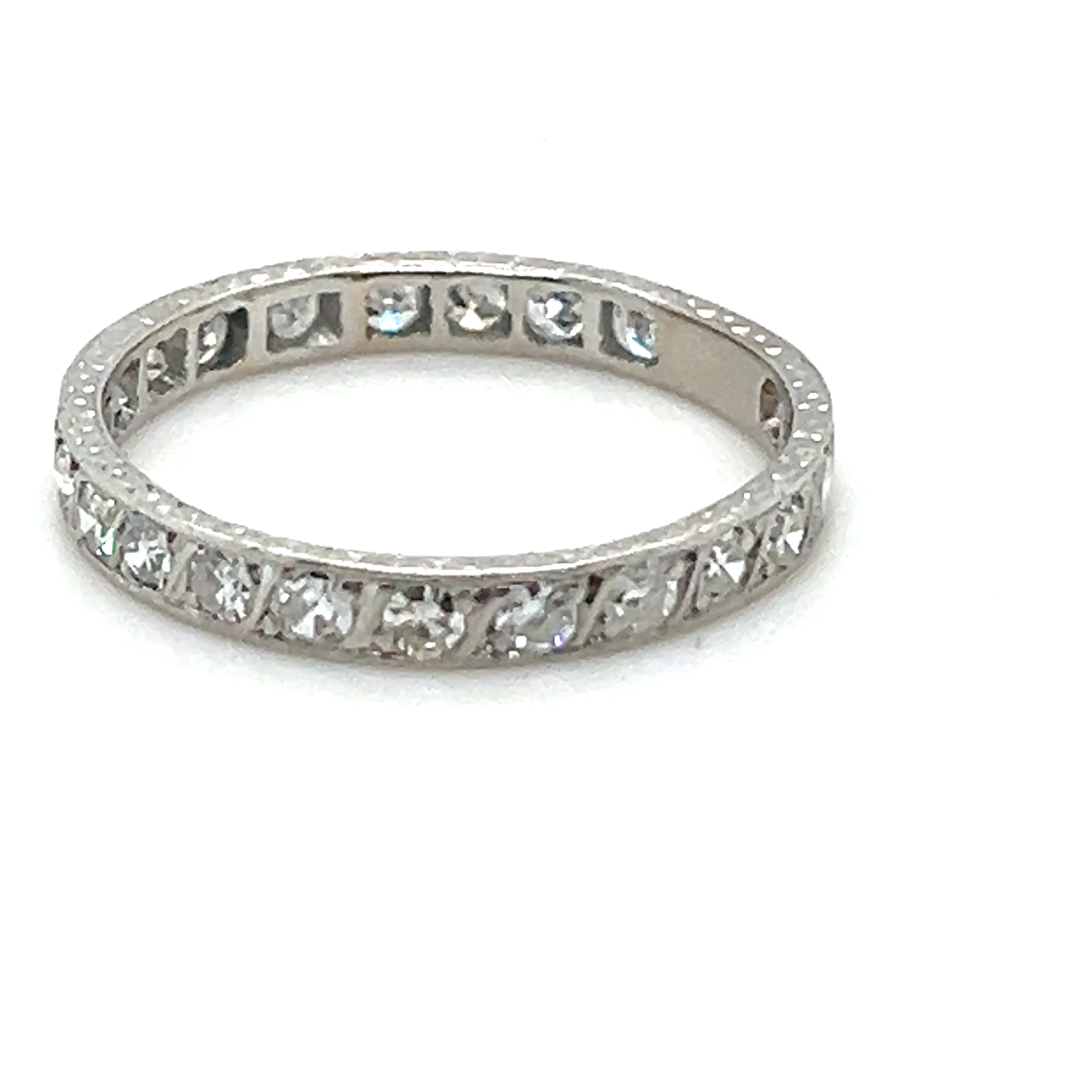 Bespoke Full Circle Diamond Wedding Ring 0.88ct - Image 3