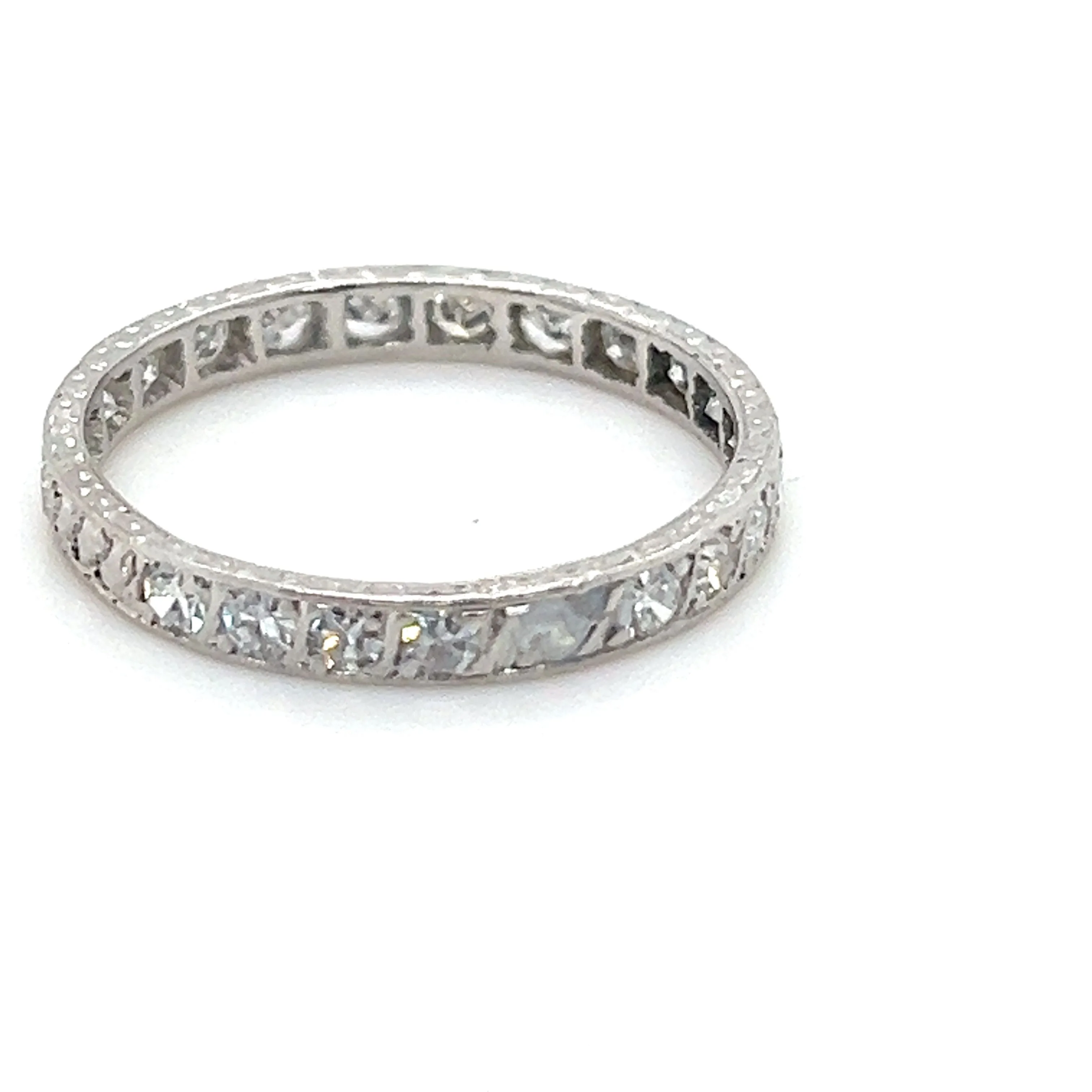 Bespoke Full Circle Diamond Wedding Ring 0.88ct - Image 4