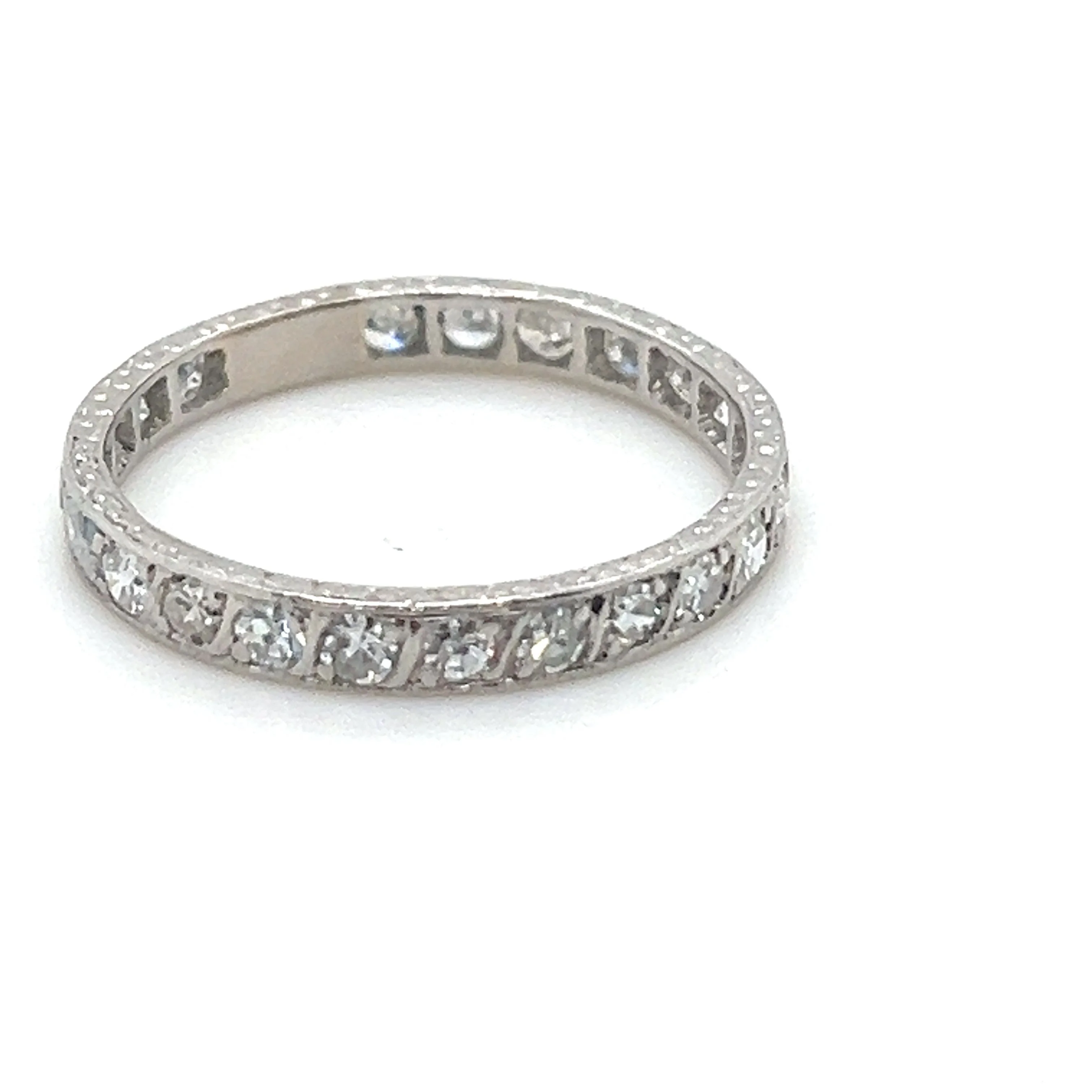 Bespoke Full Circle Diamond Wedding Ring 0.88ct - Image 5