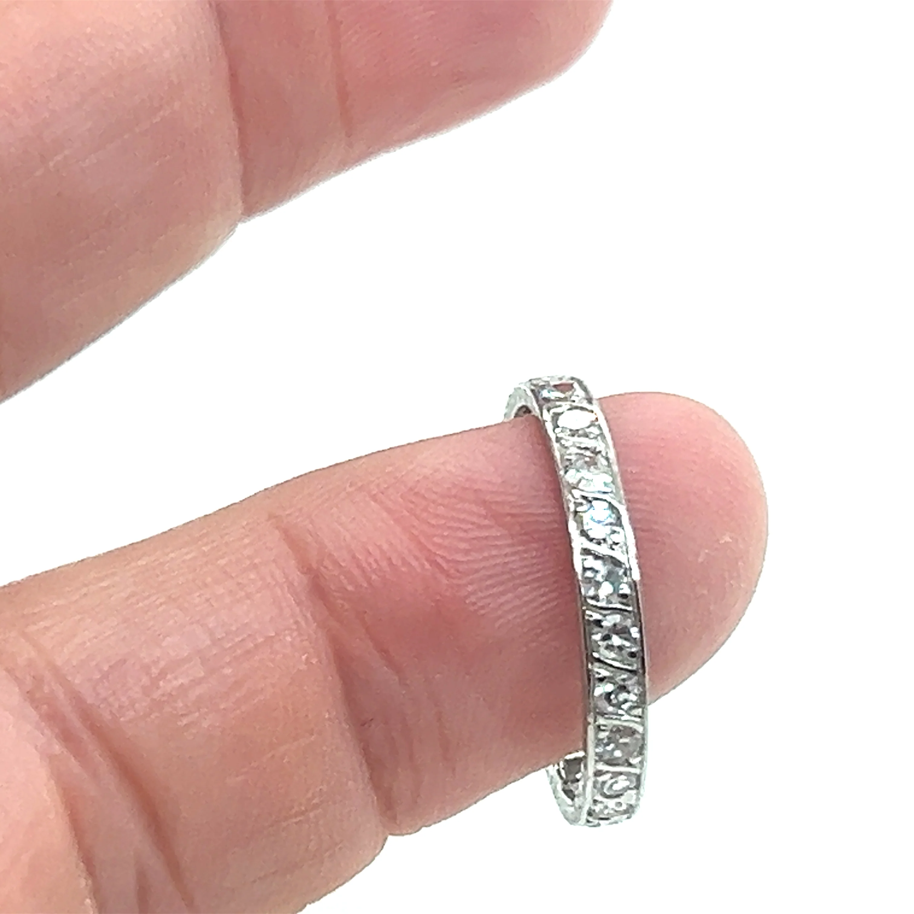 Bespoke Full Circle Diamond Wedding Ring 0.88ct - Image 7